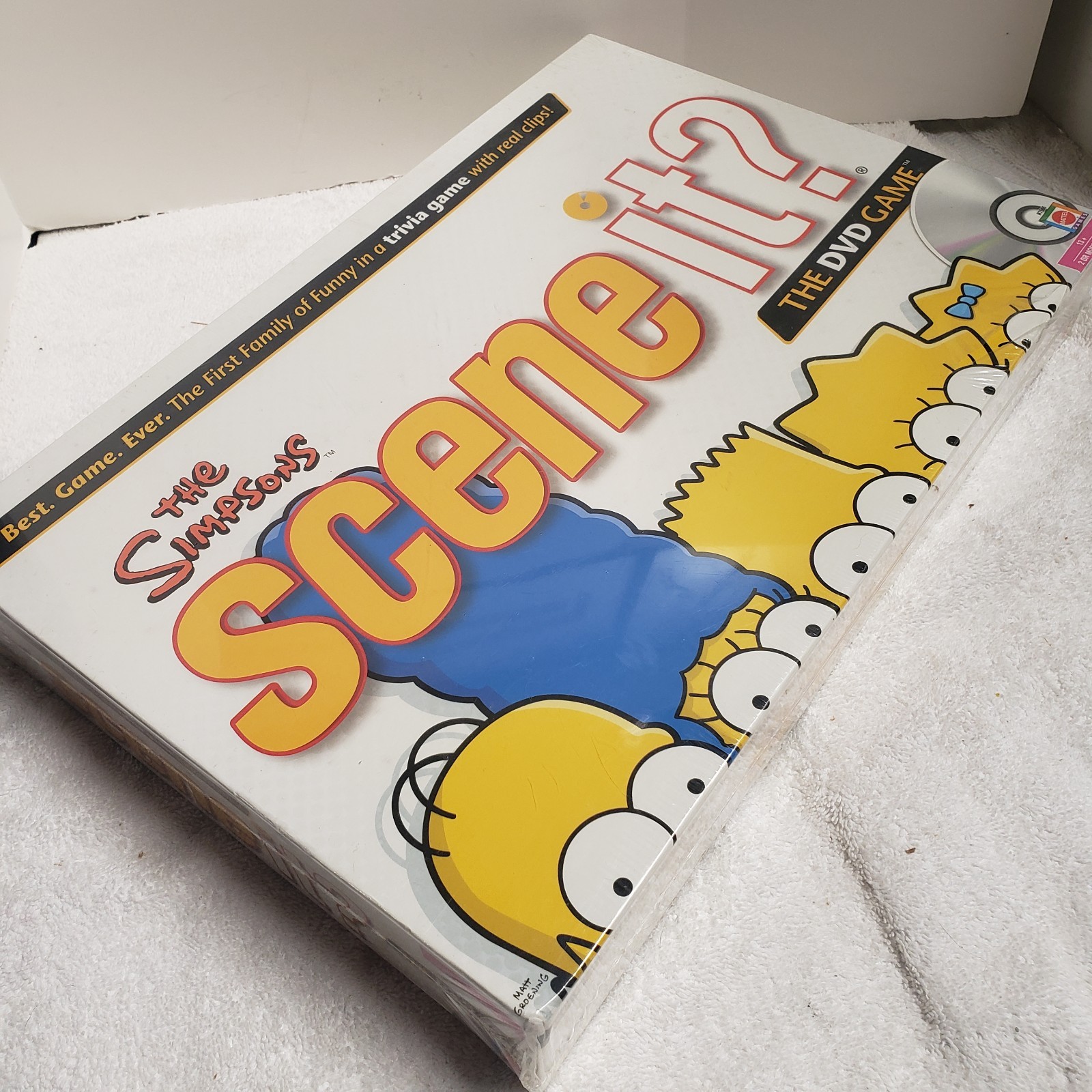 New Simpsons Scene It DVD Trivia Board Game by Mattel Sealed
