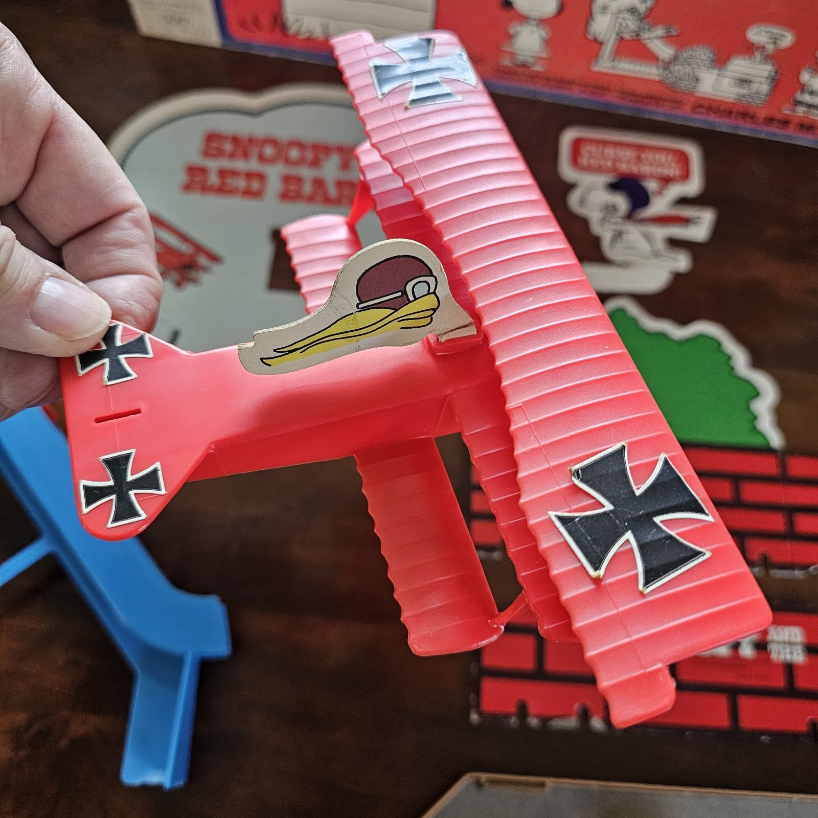 1970 Milton Bradley Snoopy and the Red Baron Skill and Action Game