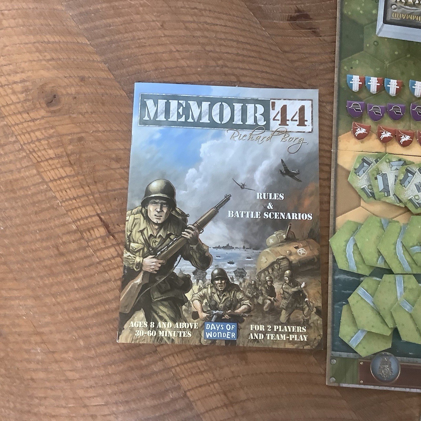 MEMOIR ’44 Days of Wonder (2004) Board Game – 7301 Richard Borg – Unplayed