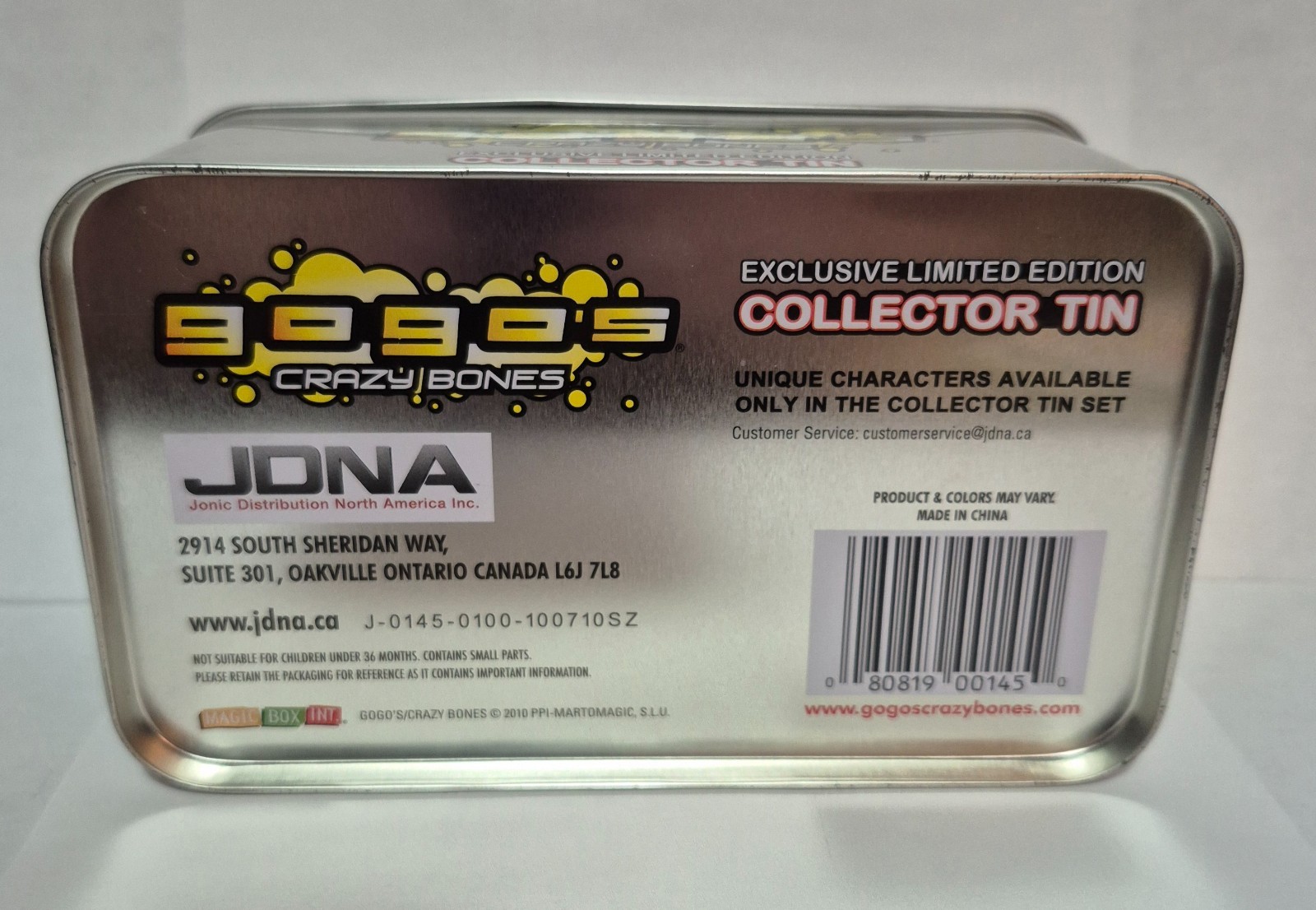 2010 JONA Gogo’s Crazy Bones Exclusive Ltd Edition Collector Tin w/ 27 Figures