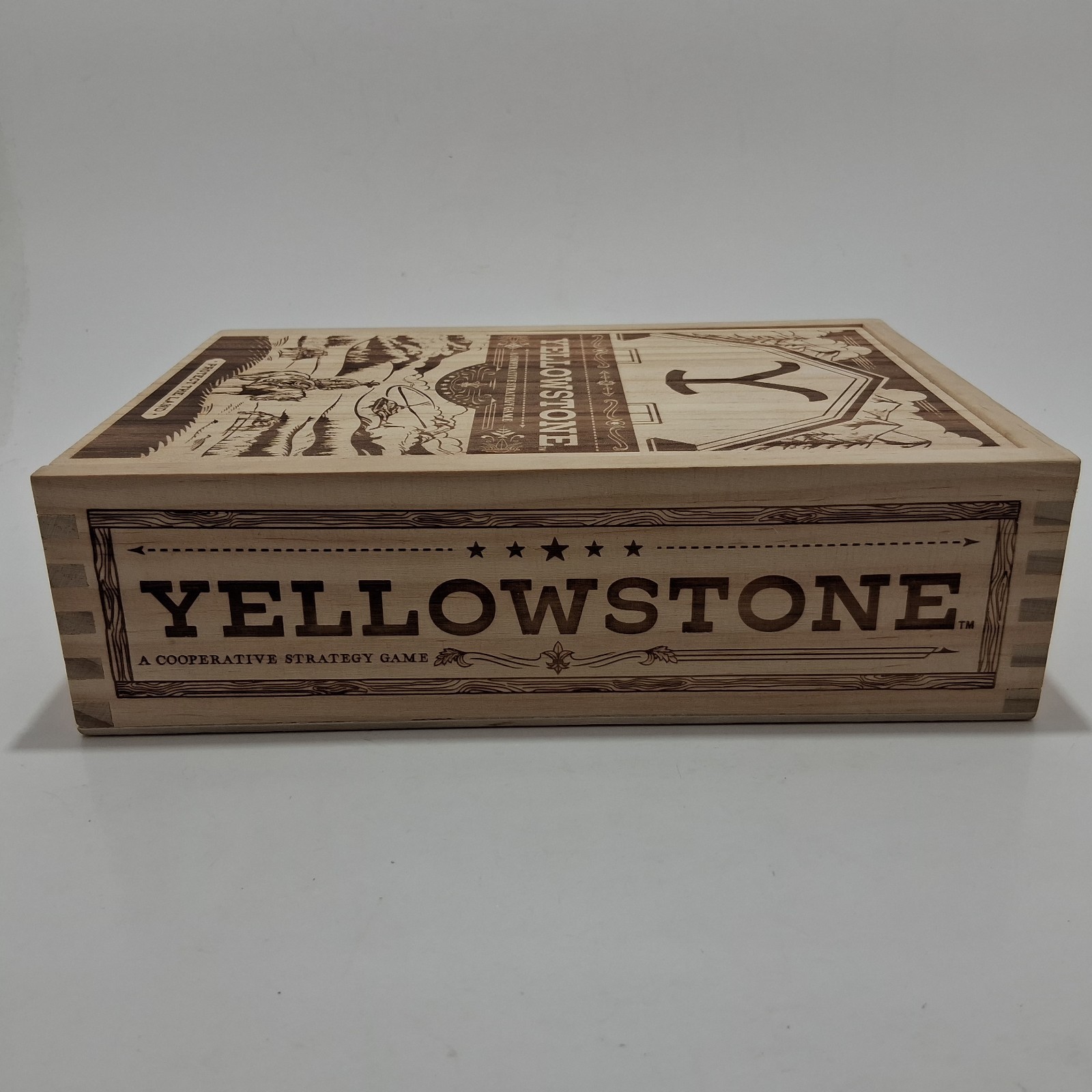 Buffalo Games Yellowstone The Cooperative Board Game for Adults New Open Box