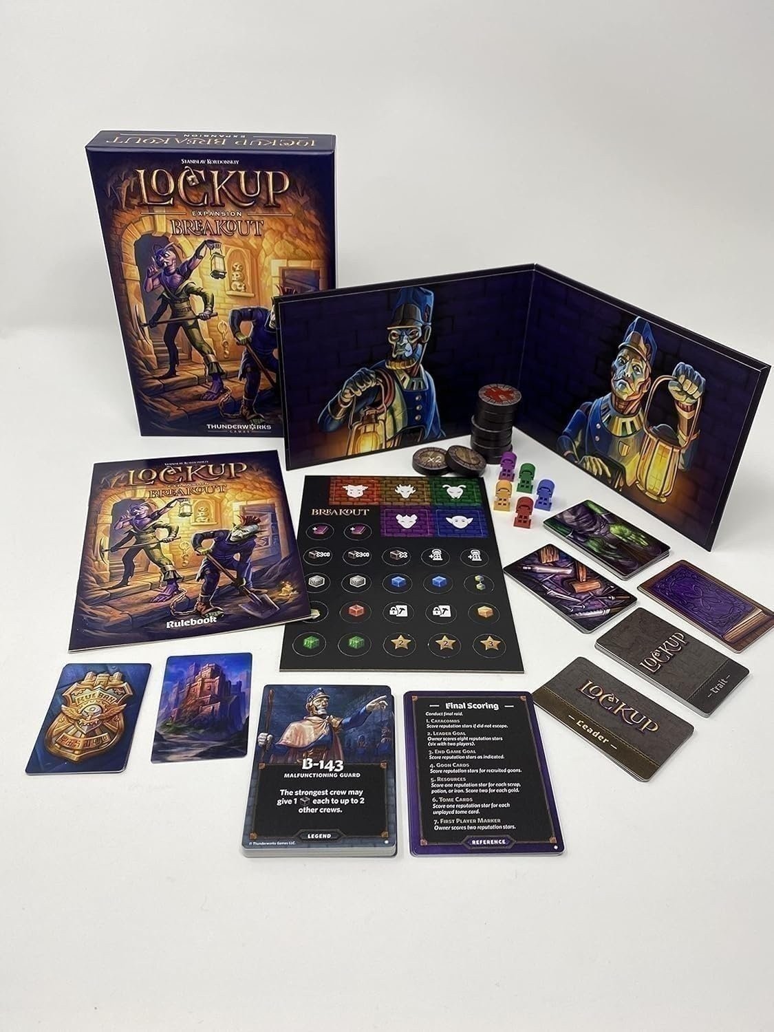 Thunderworks Games Lockup: Breakout – Expansion Board Game