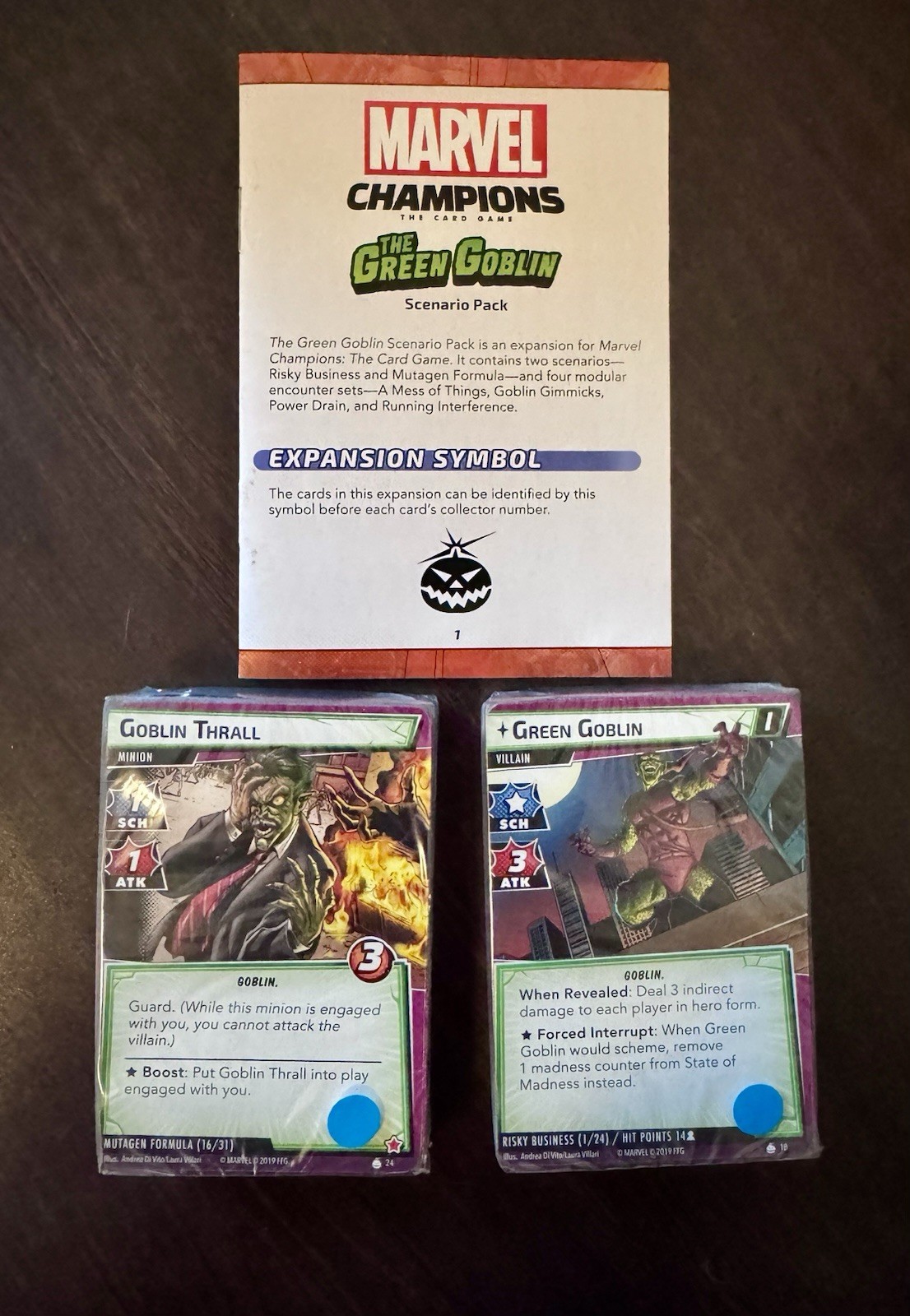 Marvel Champions LCG – Captain America Complete Pack OOP | Green Goblin Unopened