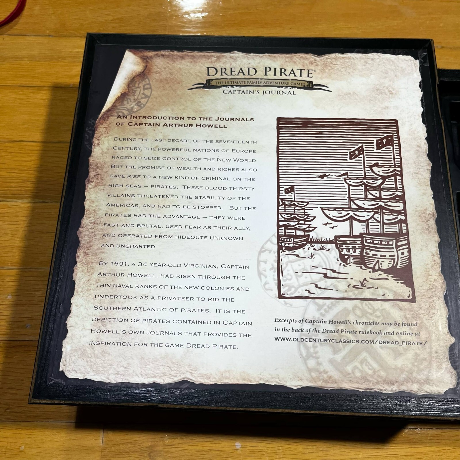 Dread Pirate Board Game Replacement Magnetic Storage Box Front Porch Classics