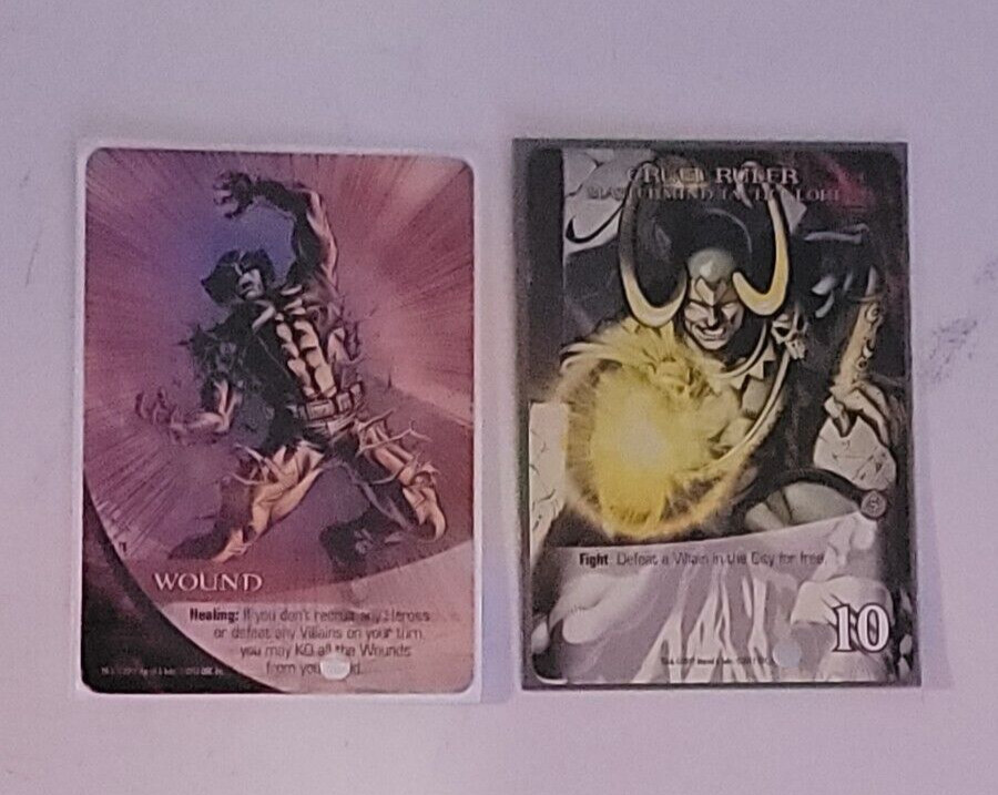 Lot 20 Legendary Dark City A Marvel Deck Card Game 2013 Incomplete Preowned Cond