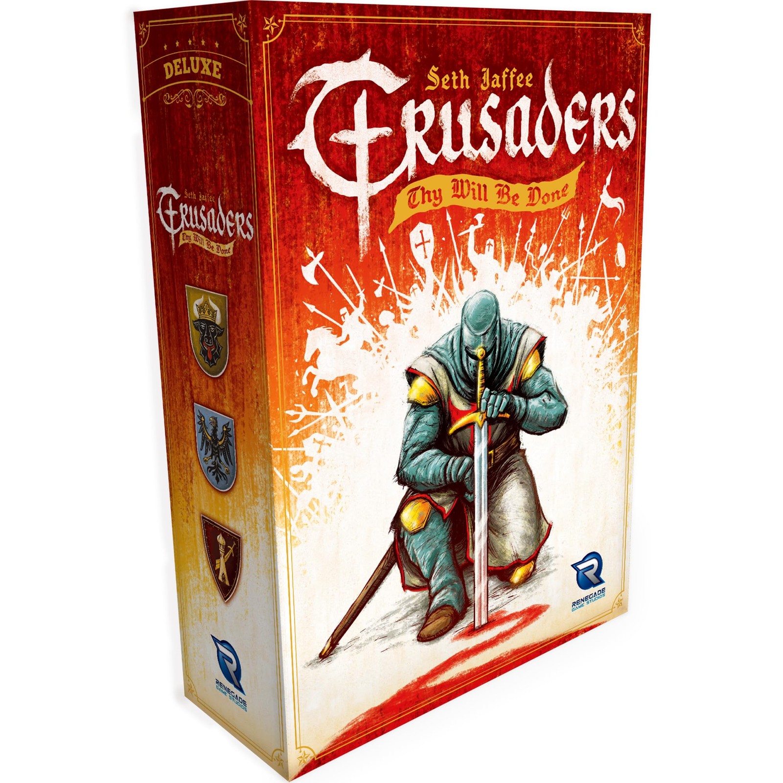 Crusaders: Thy Will Be Done – Medivel Strategy Boardgame, Ages 14+, 2-4 Players,
