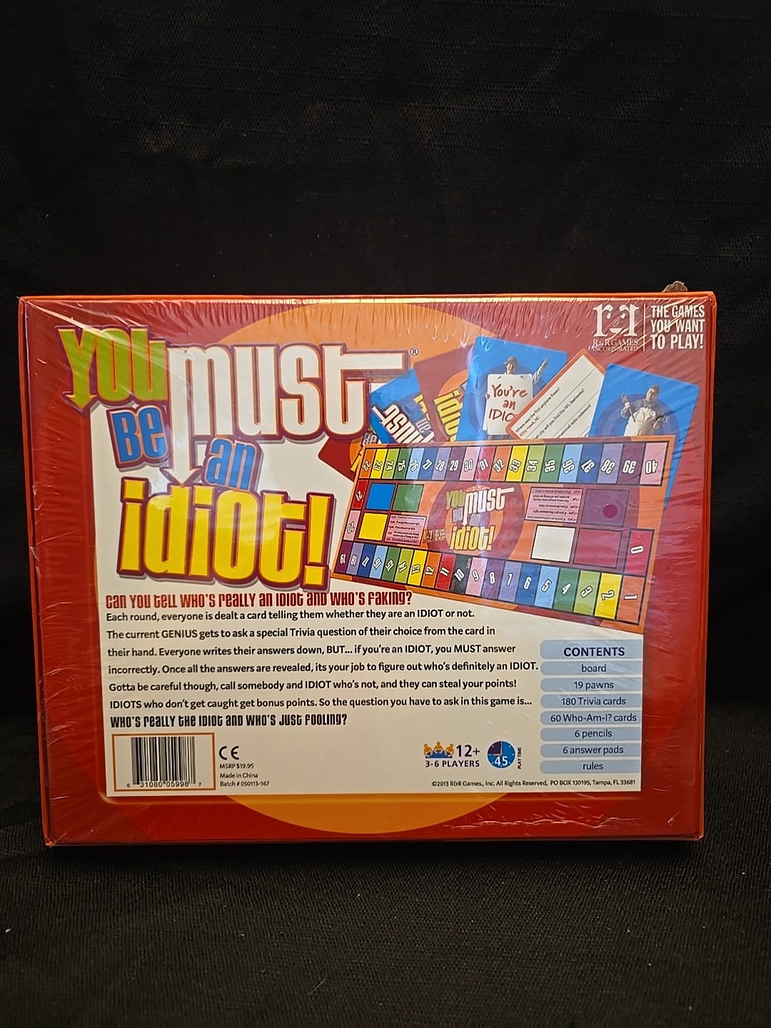 New – R&R Games You Must Be an Idiot Game – Ages 12+ | 3-6 players
