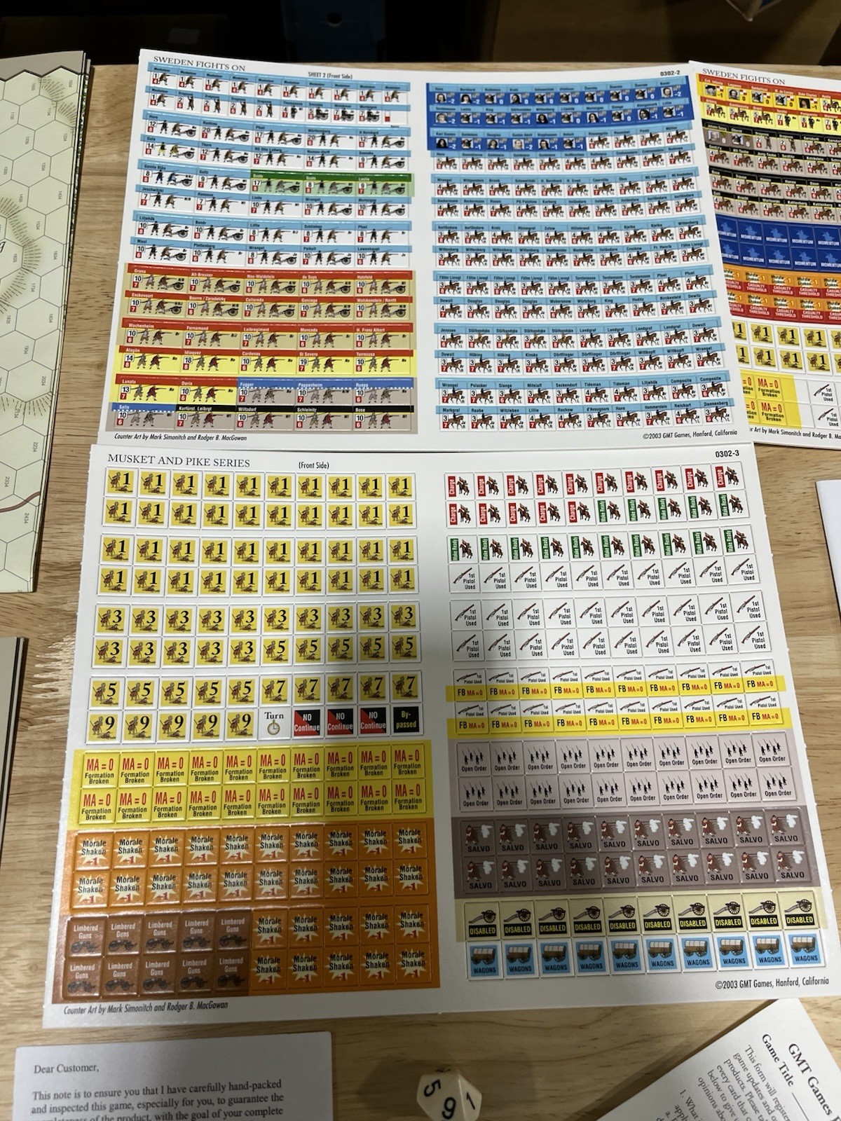 Sweden Fights On. GMT Games. open box /complete.