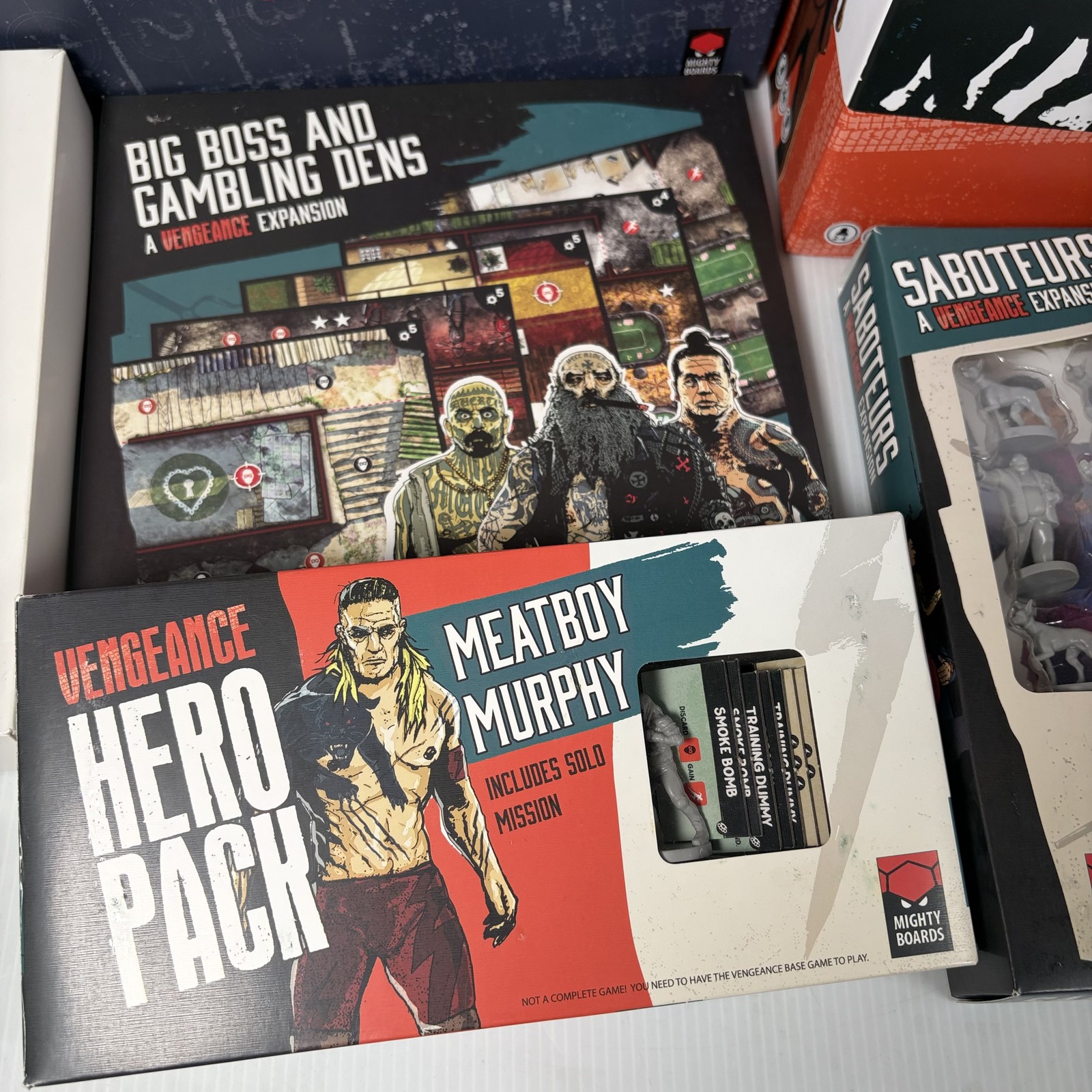 Vengeance Director’s Cut Kickstarter Rampage All-in Game Bundle Saboteurs