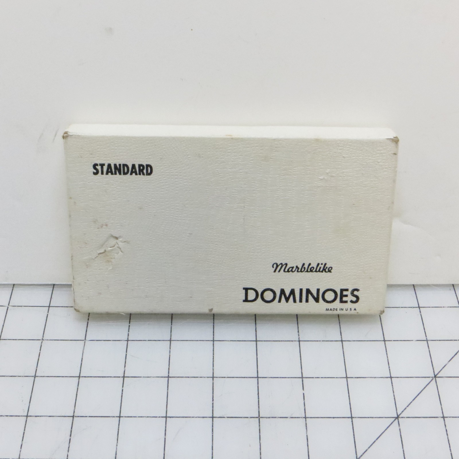 Vintage Puremco MarbleLike Green Standard Dominoes Set of 28 & Box – Made in USA