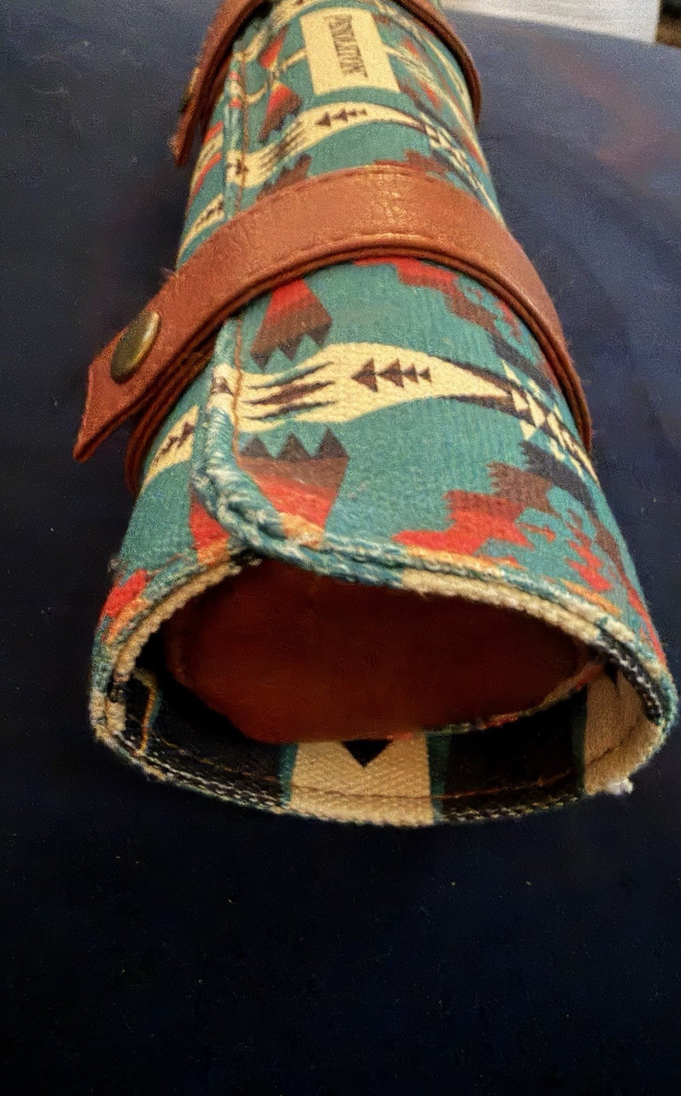 Pendleton Travel Roll-Up Backgammon Complete Game Set w/ Dice & Checkers -NEW
