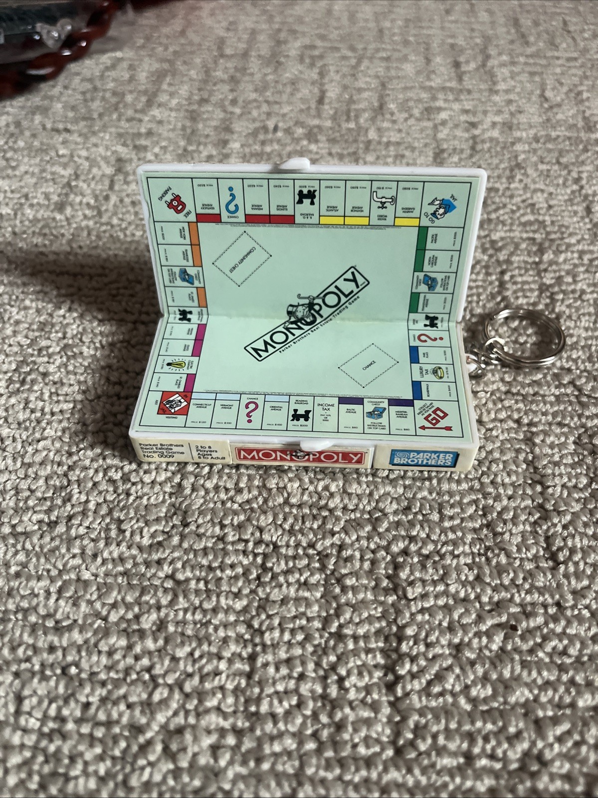 VINTAGE 1998 MINIATURE MONOPOLY missing 1 Dice HASBRO