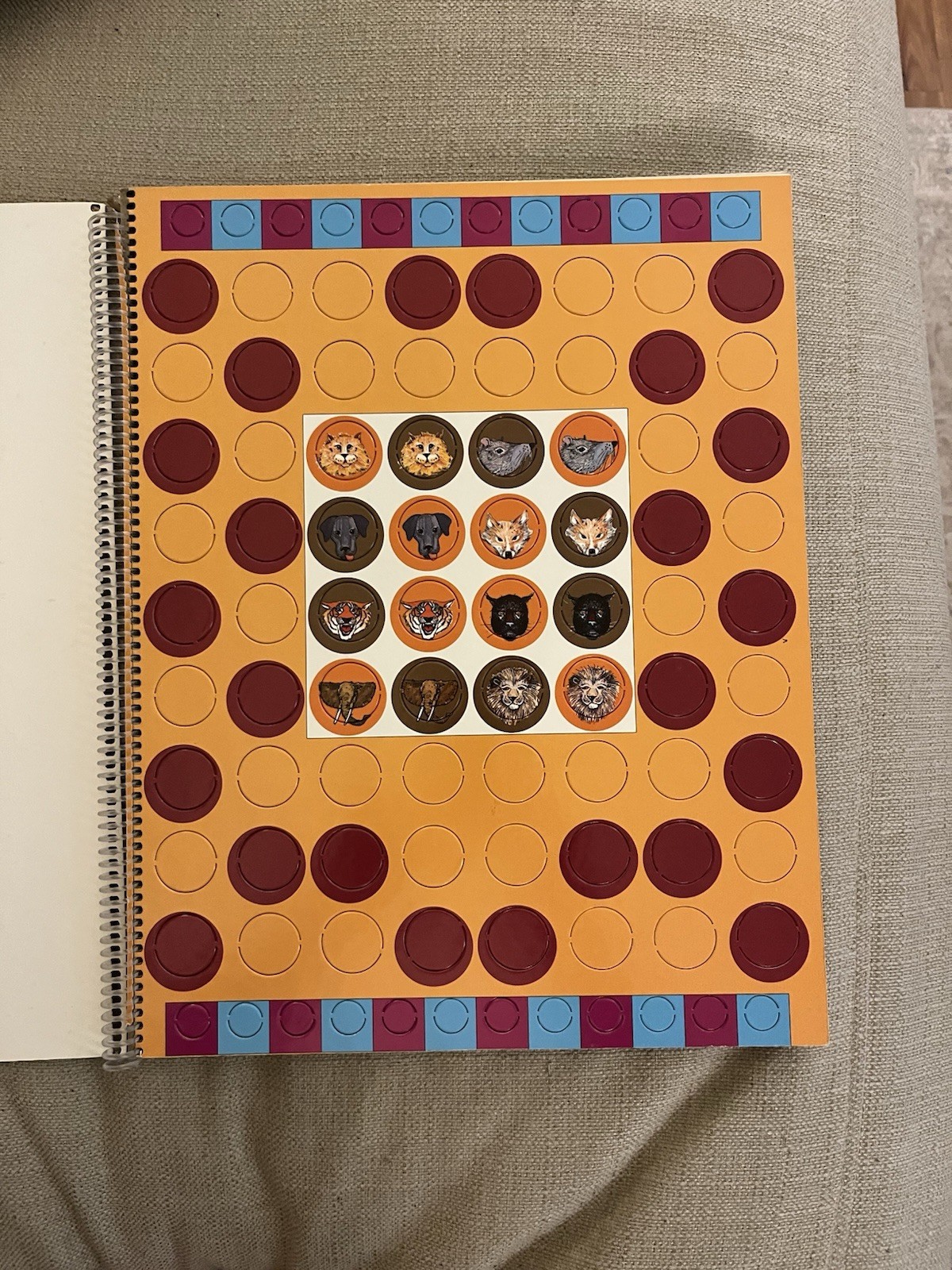 Highlights Best Board Games Around the World Spiral Bound Book Vintage 1992 MINT