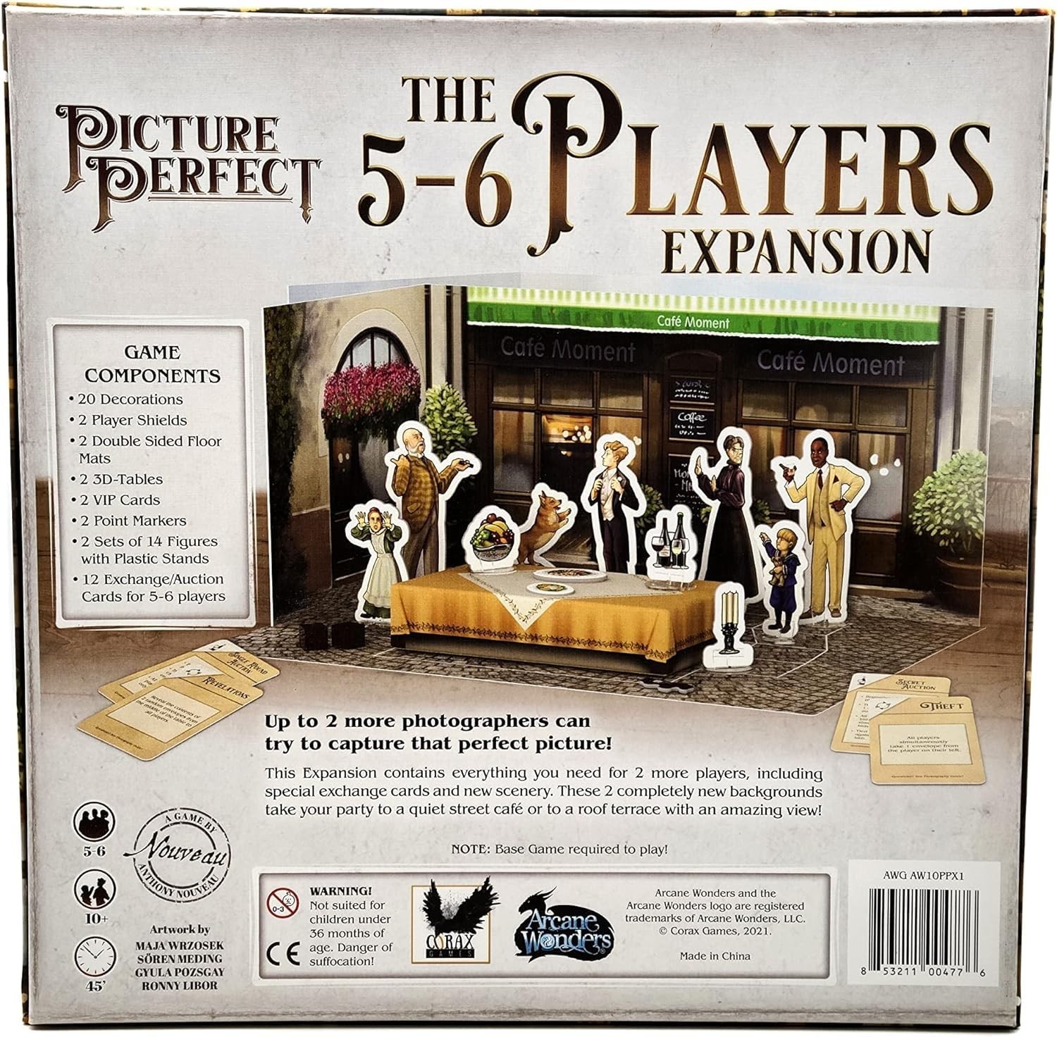 Arcane Wonders Picture Perfect The 5-6 Player Expansion Aw10Ppx1Awg