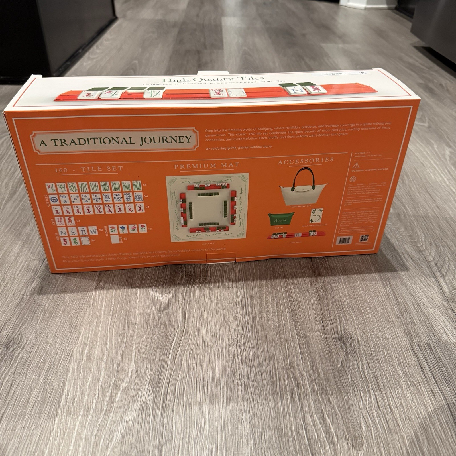 Maison Lude Mahjong Limited Edition 160 Tile Set With Mat & Accessories New Box