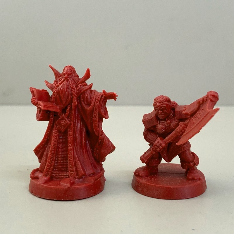 6pcs Mentor Dwarf Knight Rogue Hero Warriors Heroquest Board Game Minis Toy