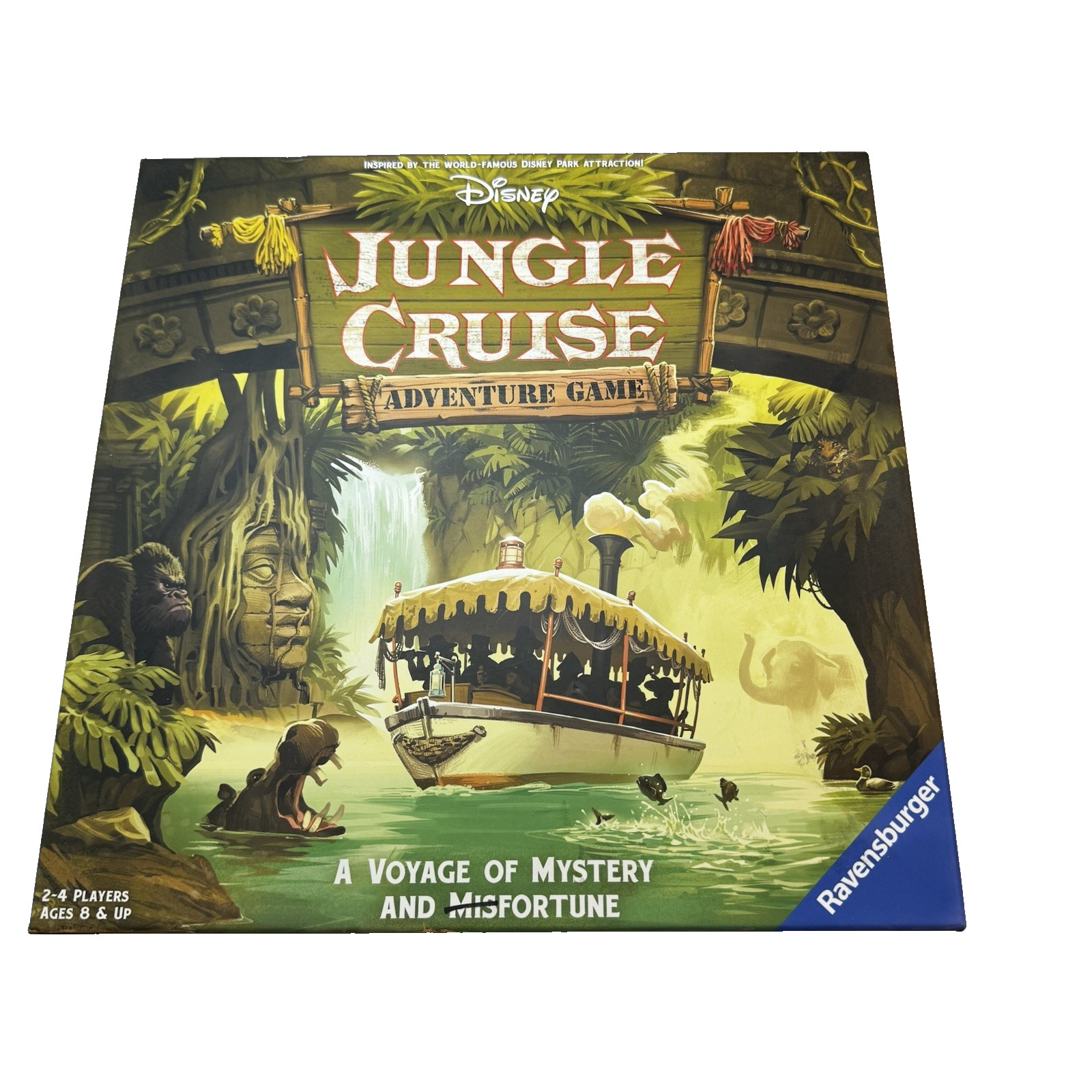 Ravensburger Disney Jungle Cruise Adventure Board Game 2-4 Players Aged 8 Up NIB