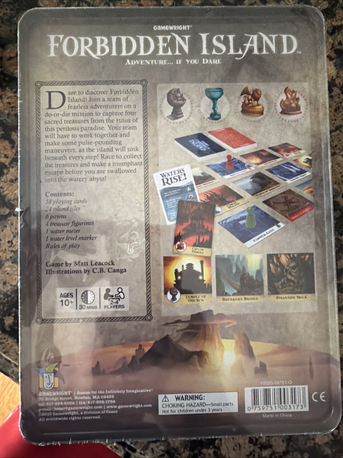 Gamewright Forbidden Island Board Game -* A Men’s Select Award Winner*