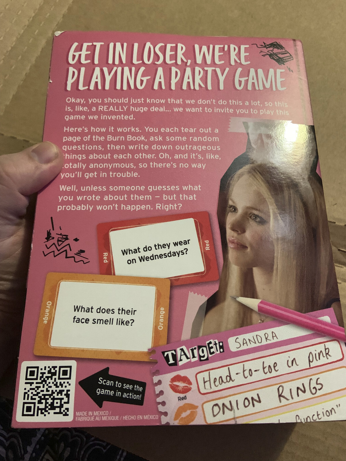 Burn Book Mean Girls The Party Game Big Potato Sealed Box