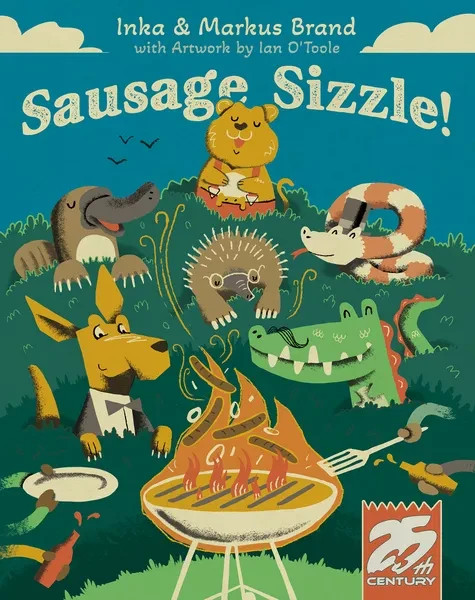 Sausage Sizzle Roll & Write Board Game (2025) 25th Century Games