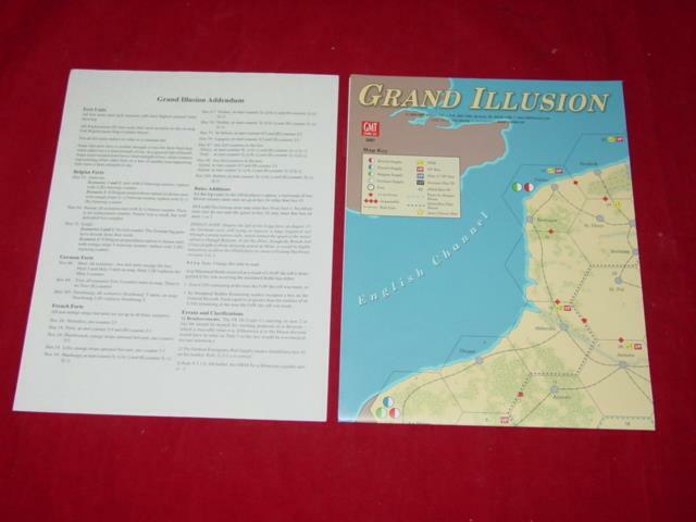 GMT GAMES 2004 – GRAND ILLUSION – Mirage of Glory, 1914 (UNPUNCHED) EX