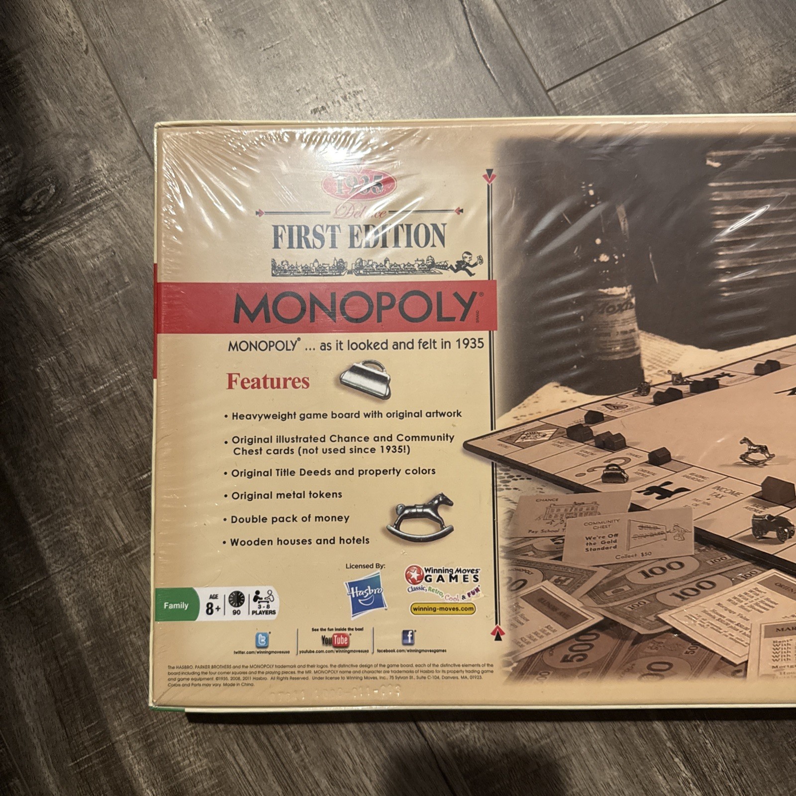 *RARE* Monopoly 1935 Deluxe First Edition Classic Reproduction Board Game Sealed