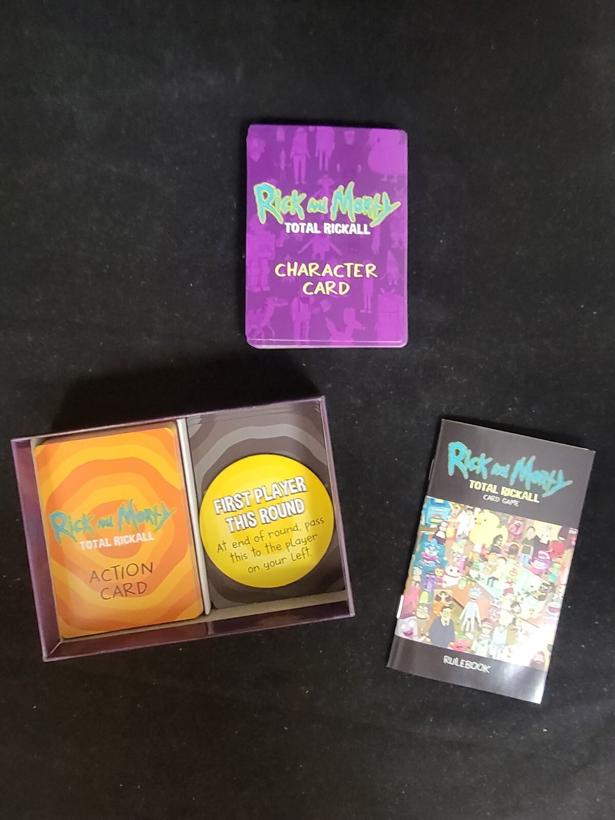 Rick and Morty Total Rickall Card Game Board Games NEW OPEN BOX AGES 15 & UP B4