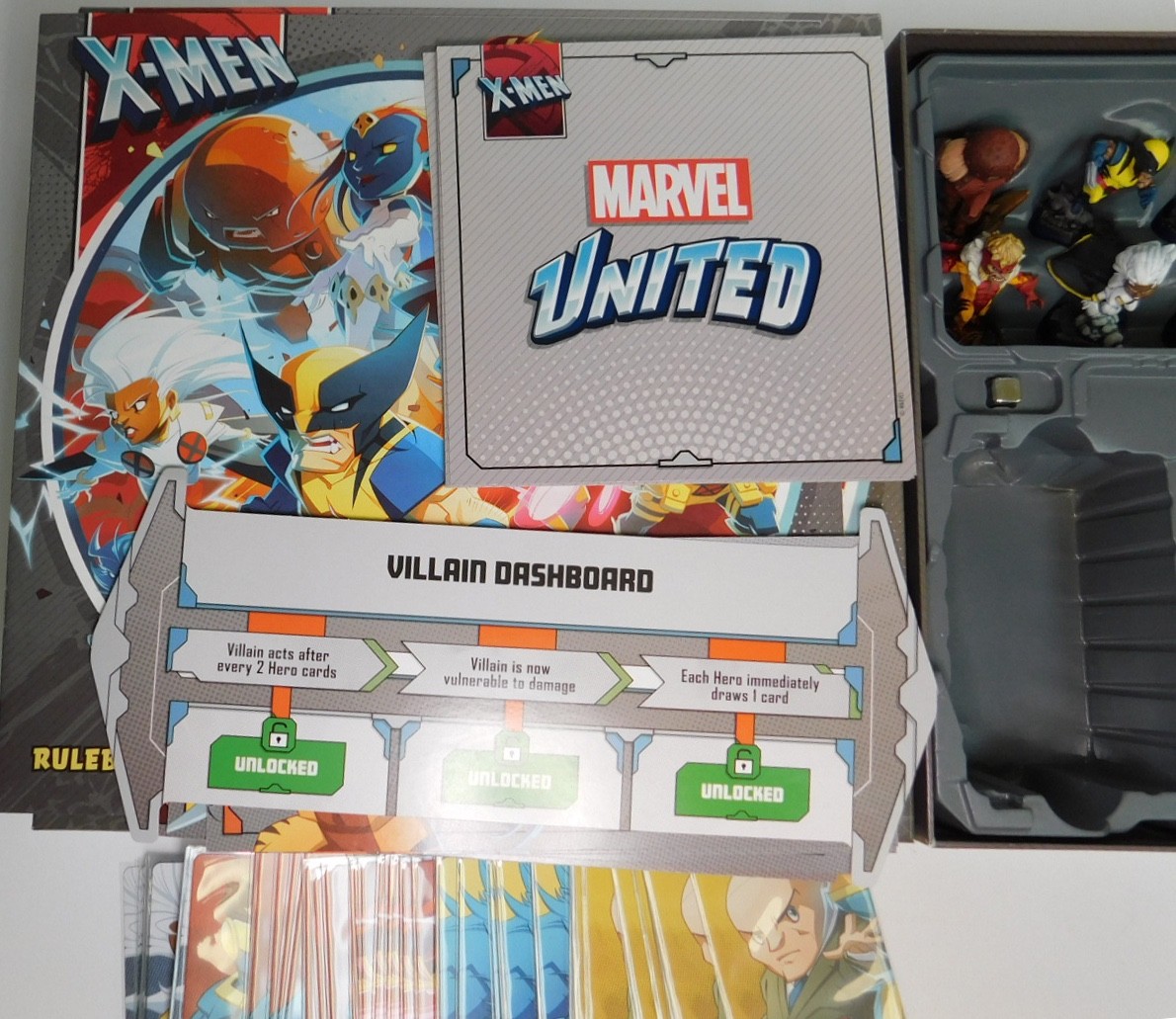 Well Painted Marvel United X-men Core Game CMON & Spin Master