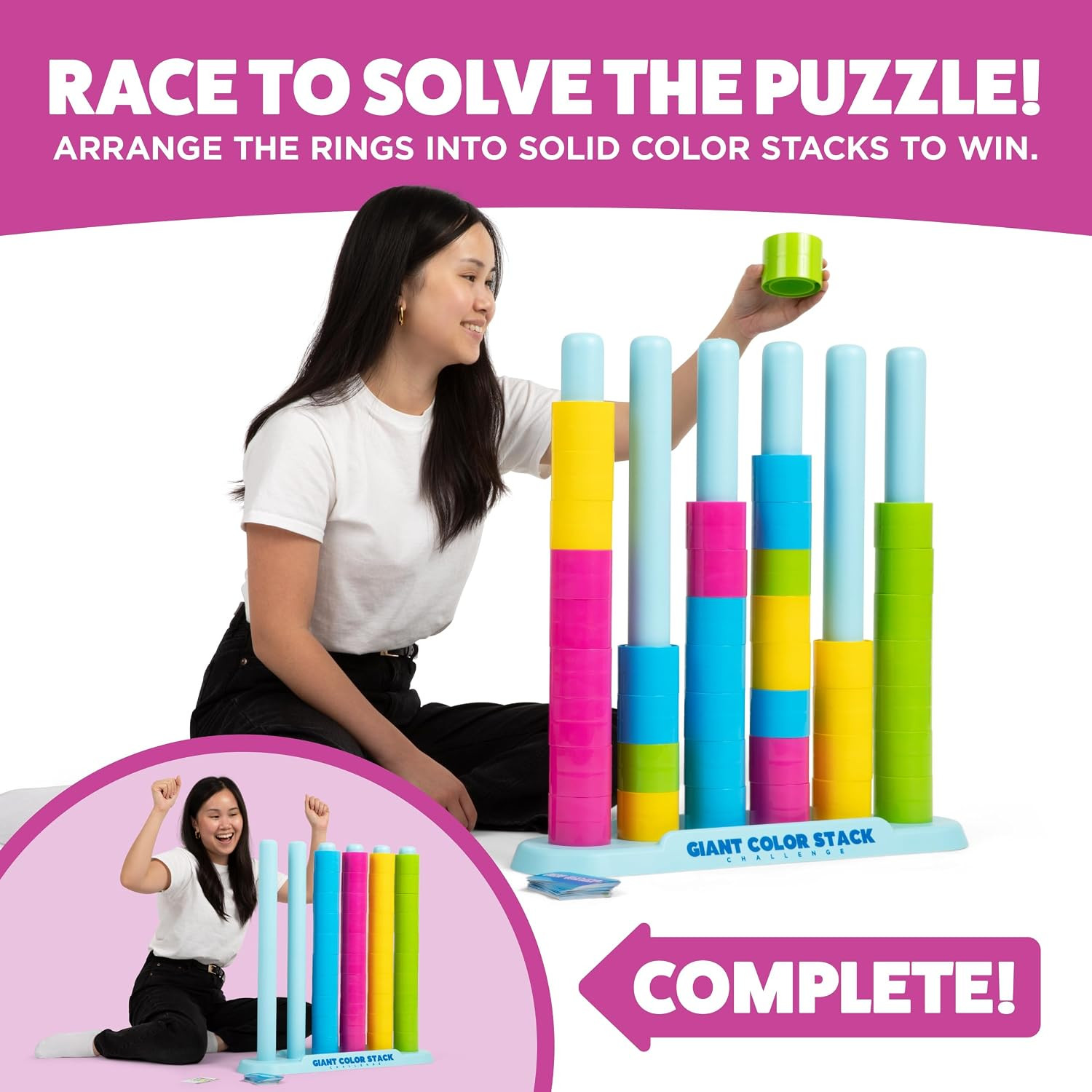 Giant Color Stack Challenge by Relatable – Nappa Award 2025 Winner, Strategy Sta