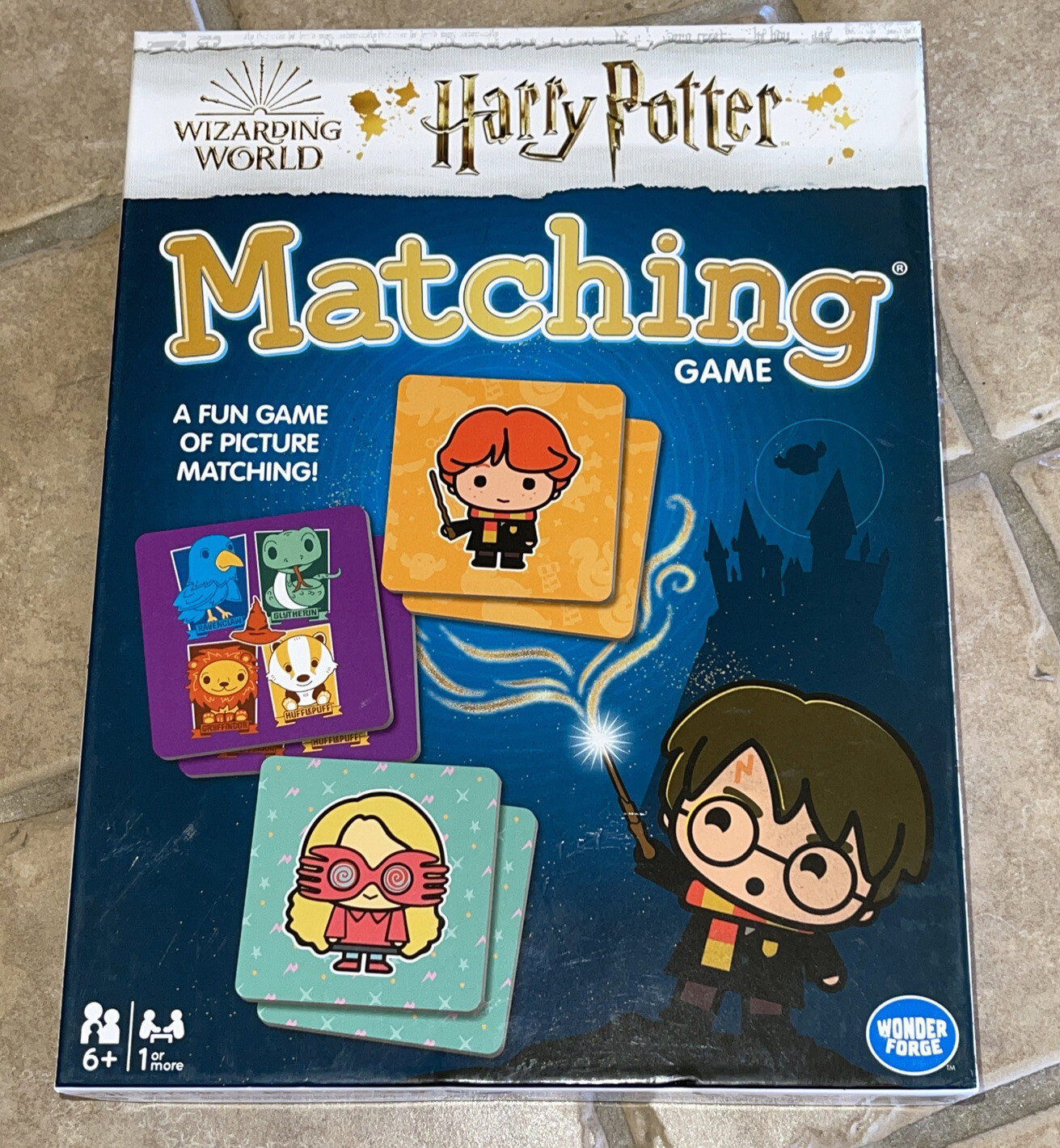 Harry Potter Matching Game Wizarding World Memory Tile Match Family Fun! Nice!