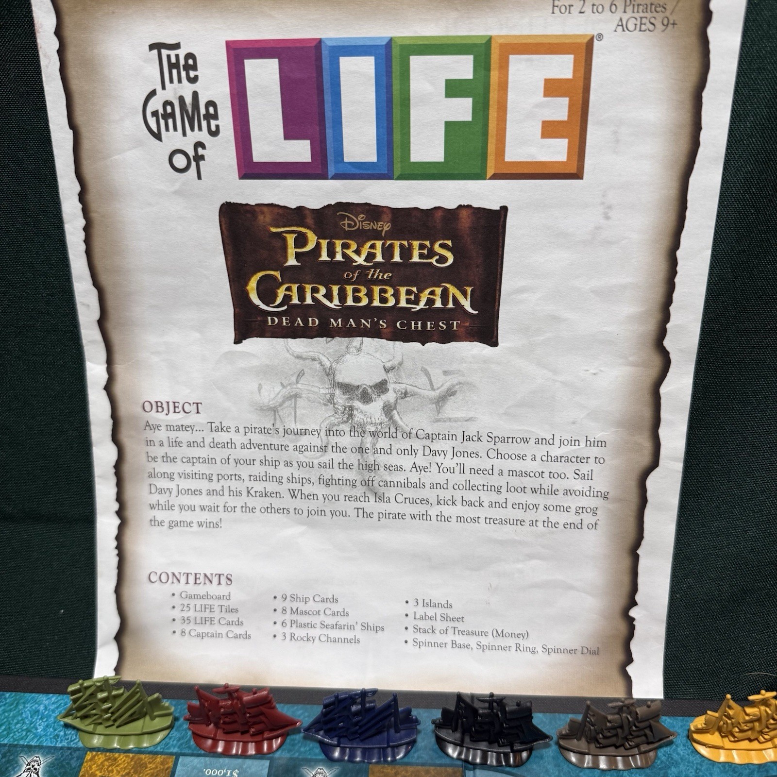 The Game of Life Pirates of the Caribbean 2005 – Dead Man’s Chest Complete