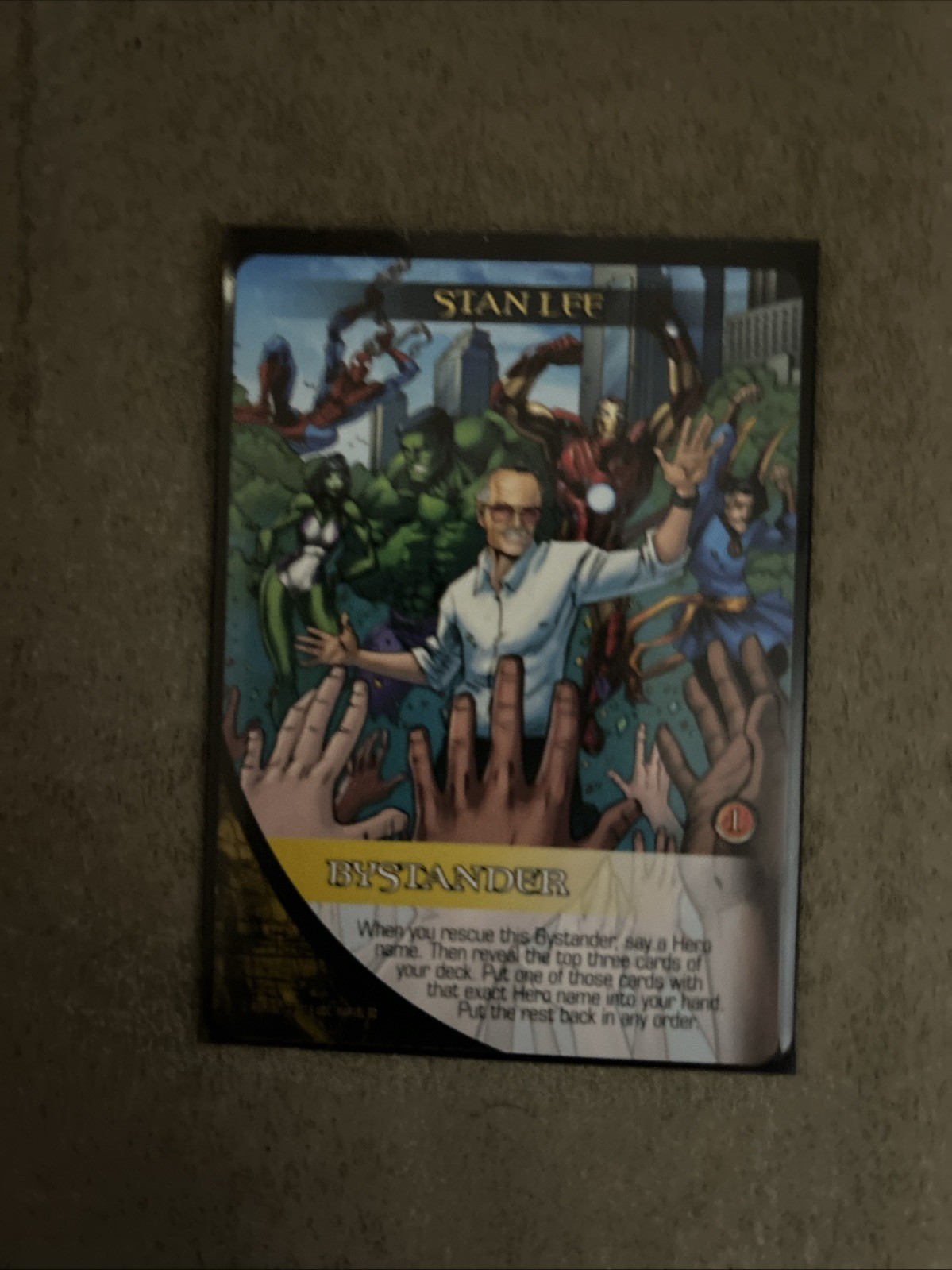 Marvel Legendary Stan Lee Bystander