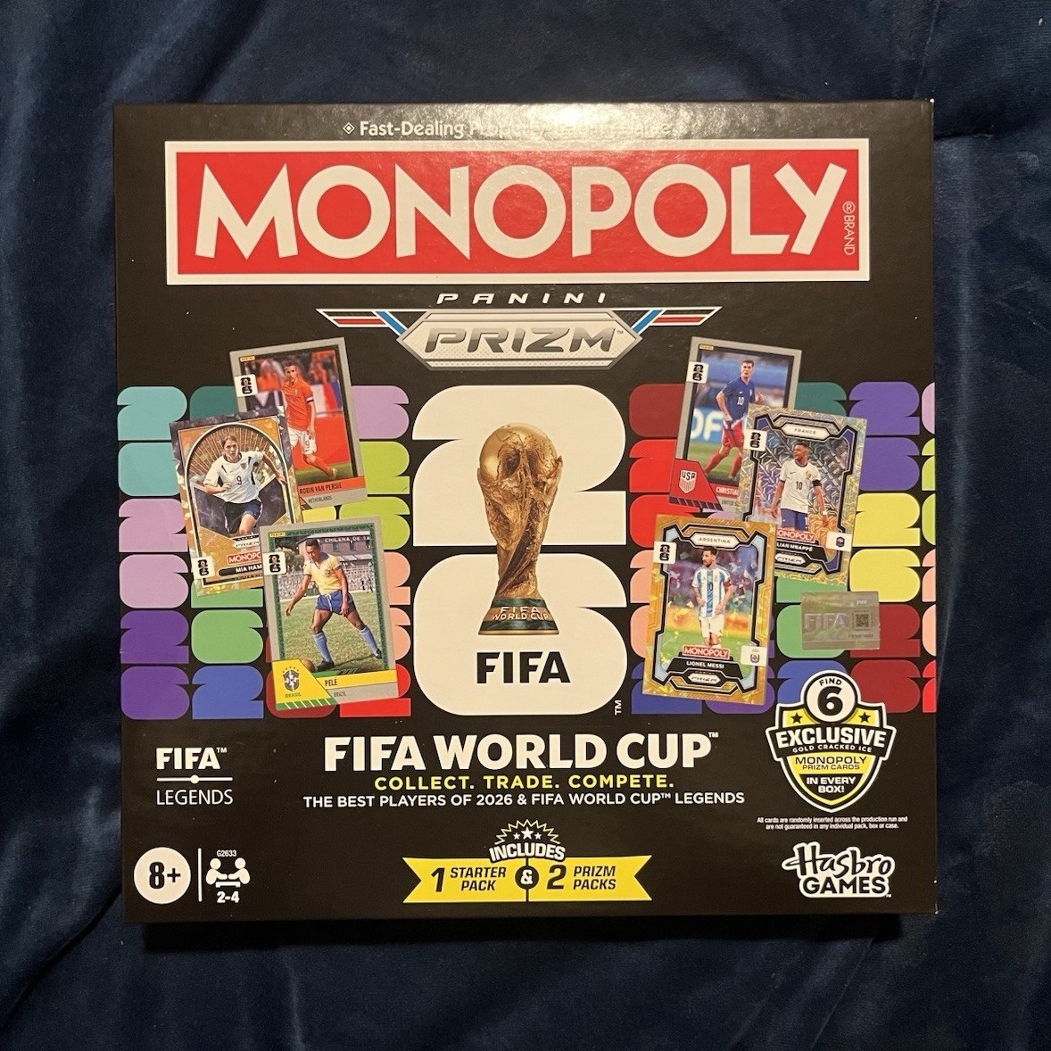 Hasbro Monopoly FIFA World Cup 26 Board Game NO CARDS INCLUDED
