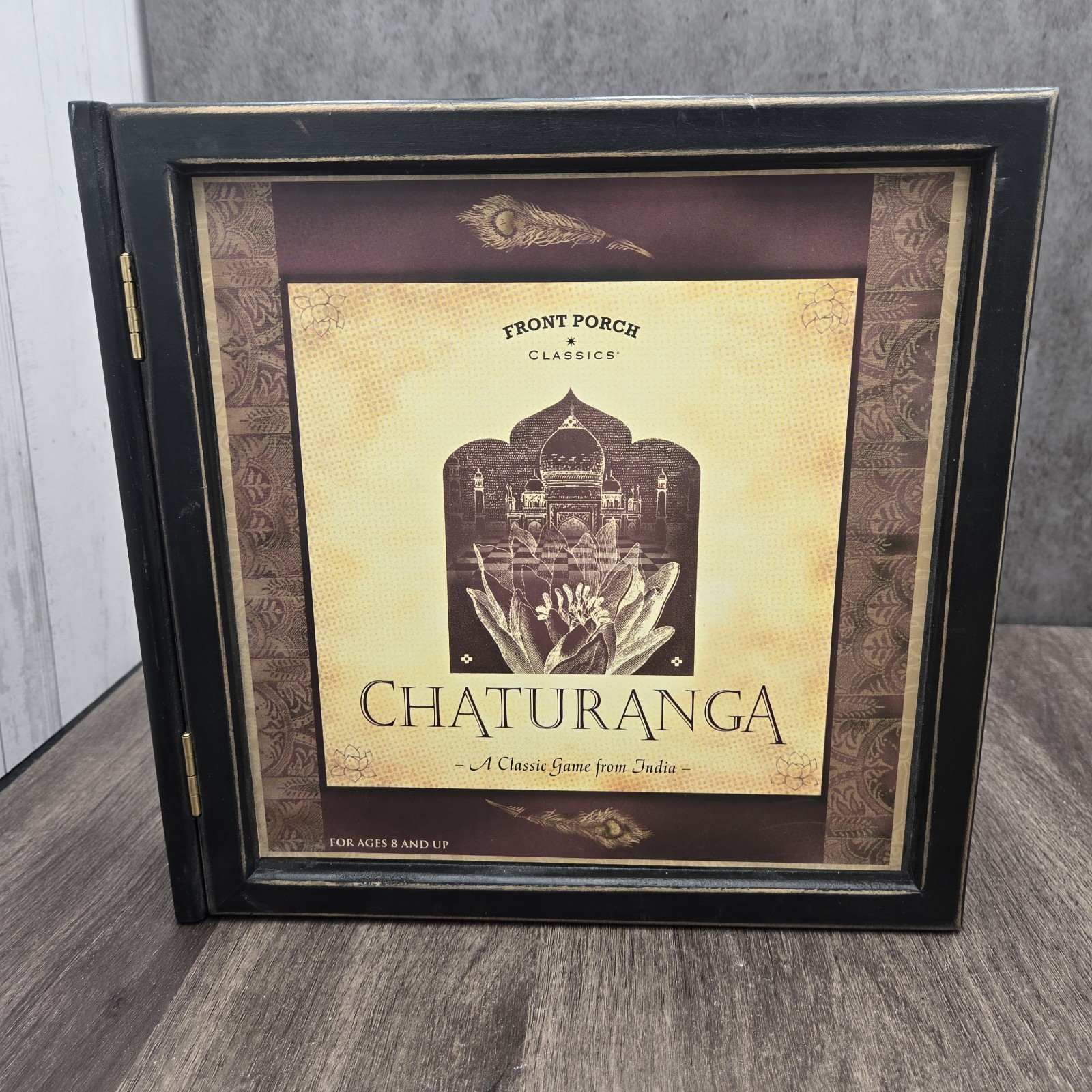 Chaturanga Classic Indian Strategy Game Front Porch Classics Wooden Box