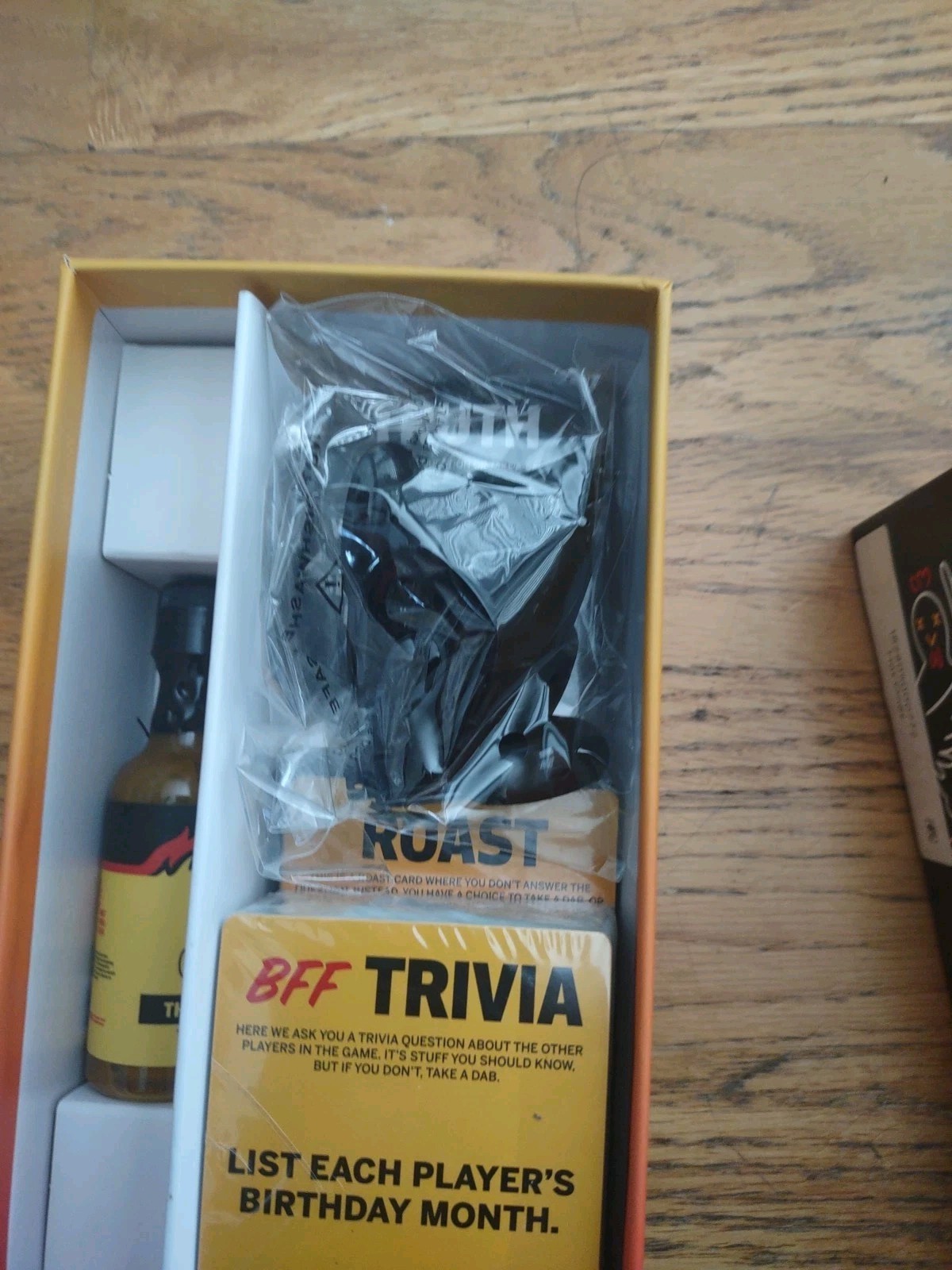 Hot Ones Truth or Dab The Game – (Hot Sauce EXPIRED) Ages 17 Plus 3-6 Players