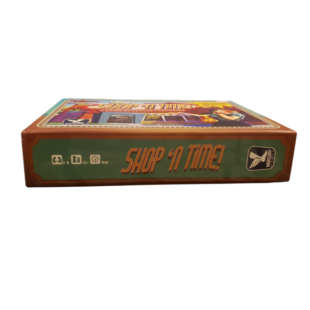 It’s Shop ’N Time! Board Game Mercury Games 2017 App-Assisted Brand New 2-8 Play