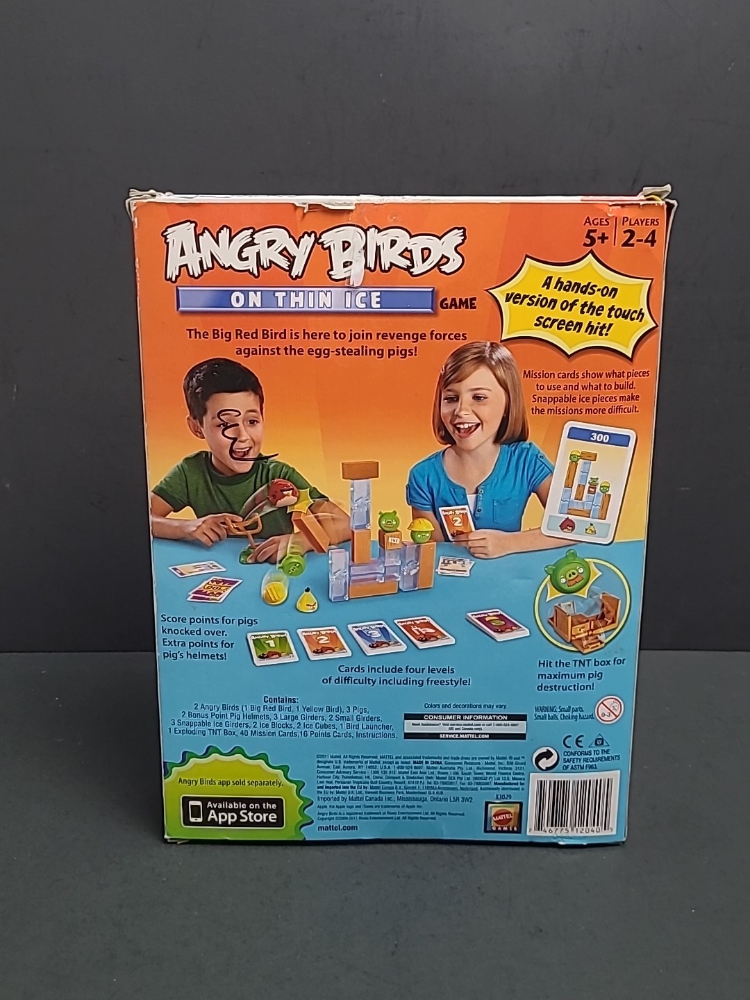 Angry Birds On Thin Ice Game Mattel 2011 New *dented box*