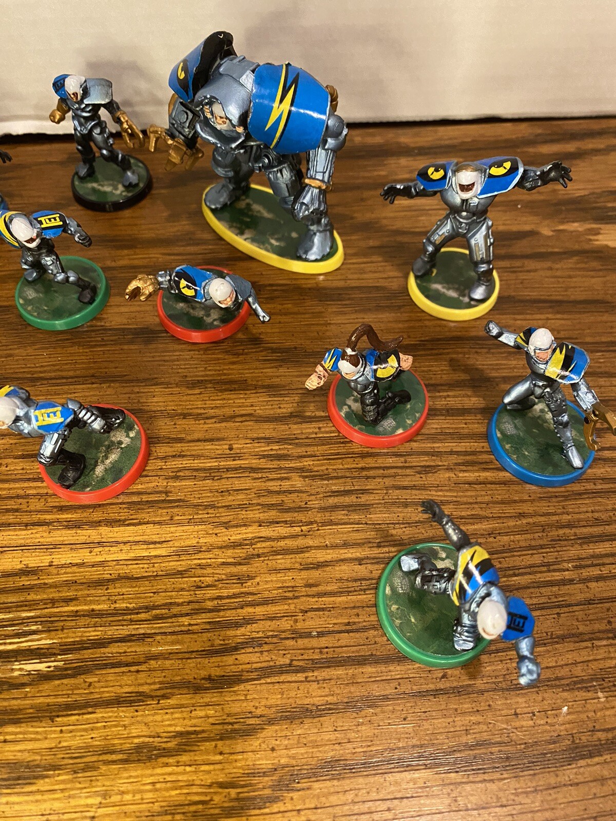 Milton 2003 BATTLE BALL The Future Football Game Pieces Figures, Dice, Tokens