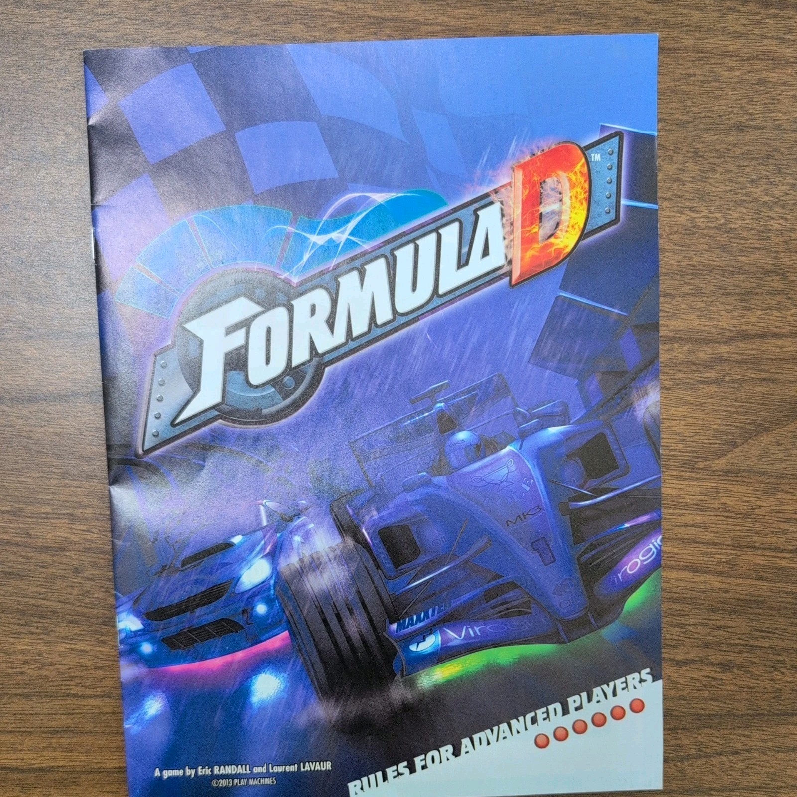 Replacement Instruction Manuals for Formula D Board Game