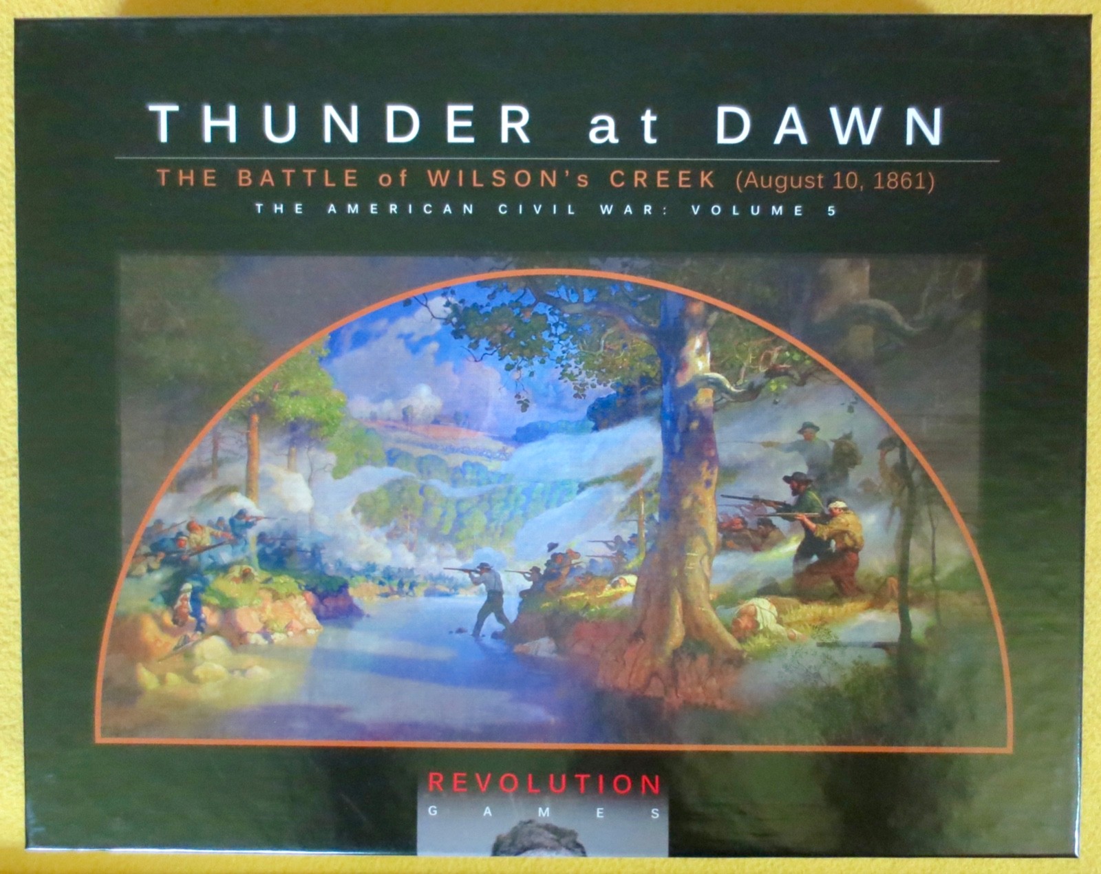 Thunder At Dawn: The Battle of Wilson’s Creek Revolution Games 2021 unpunched