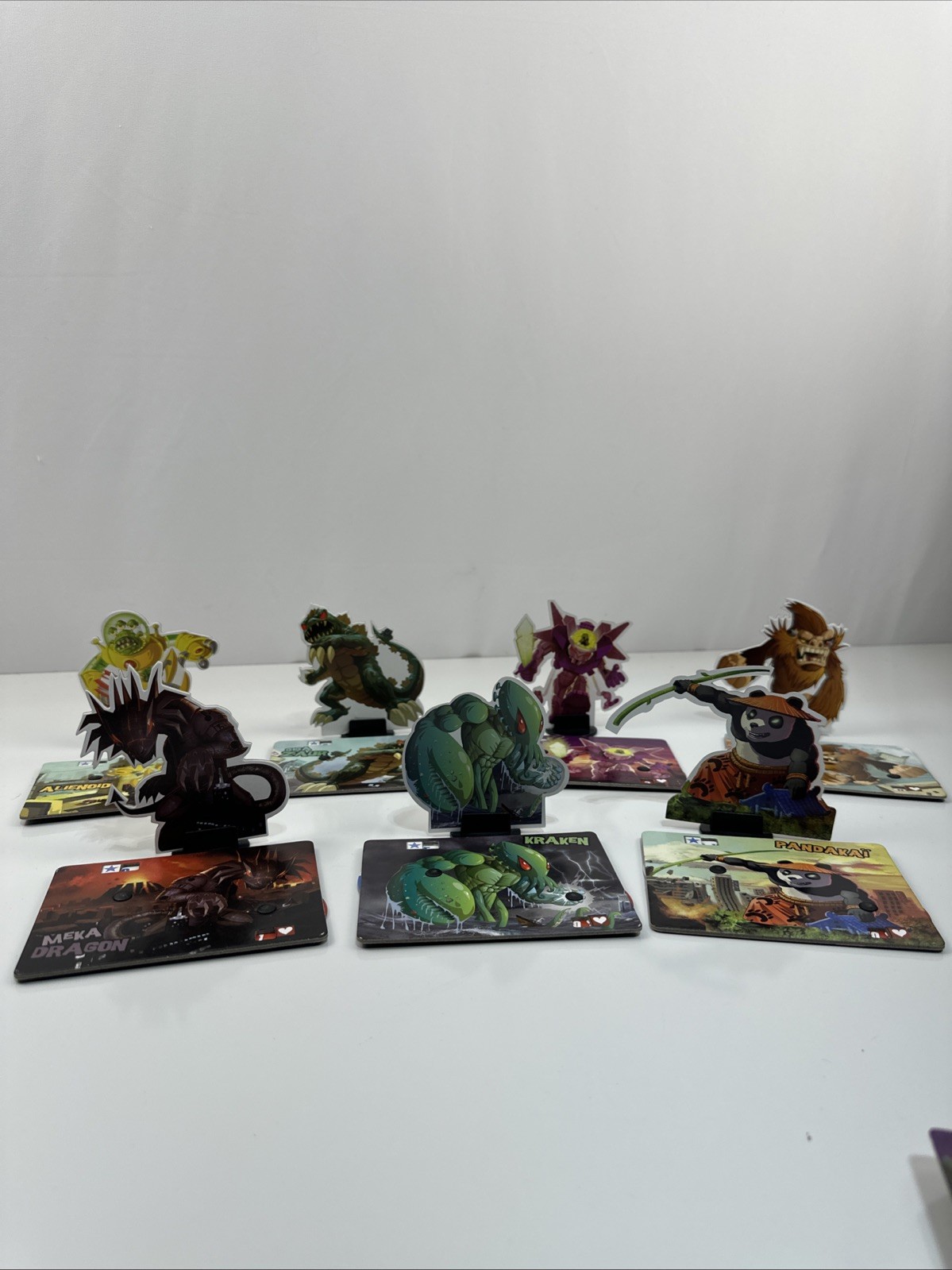 King of Tokyo Board Game + Power Up Expansion – Incomplete Base Cards – Pandakai