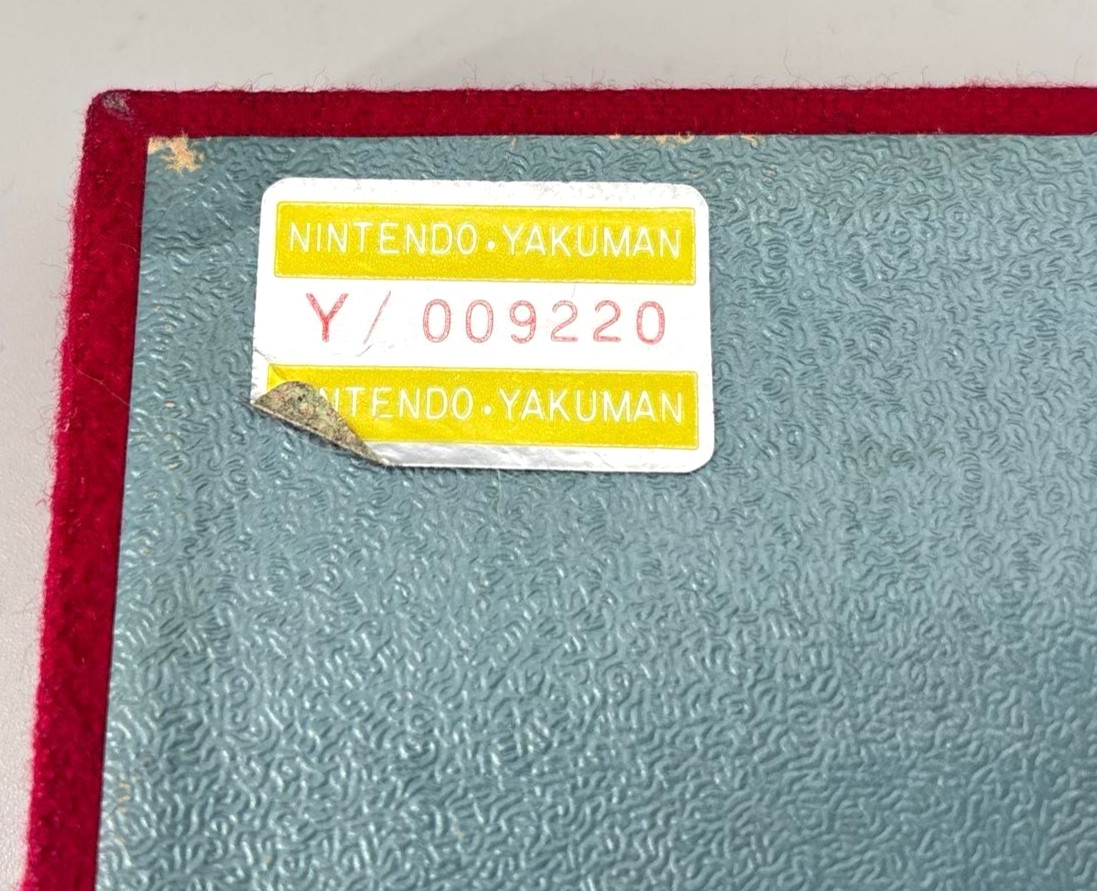 Nintendo Yakuman Tokuju Kame Ittsu Mahjong Tile Set Special Heavy Japan