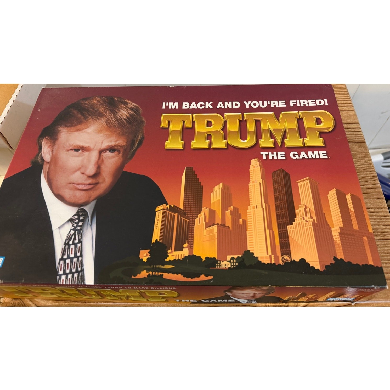 Trump The Game Parker Brothers 2004 Complete Adult Board Game Hasbro Rare