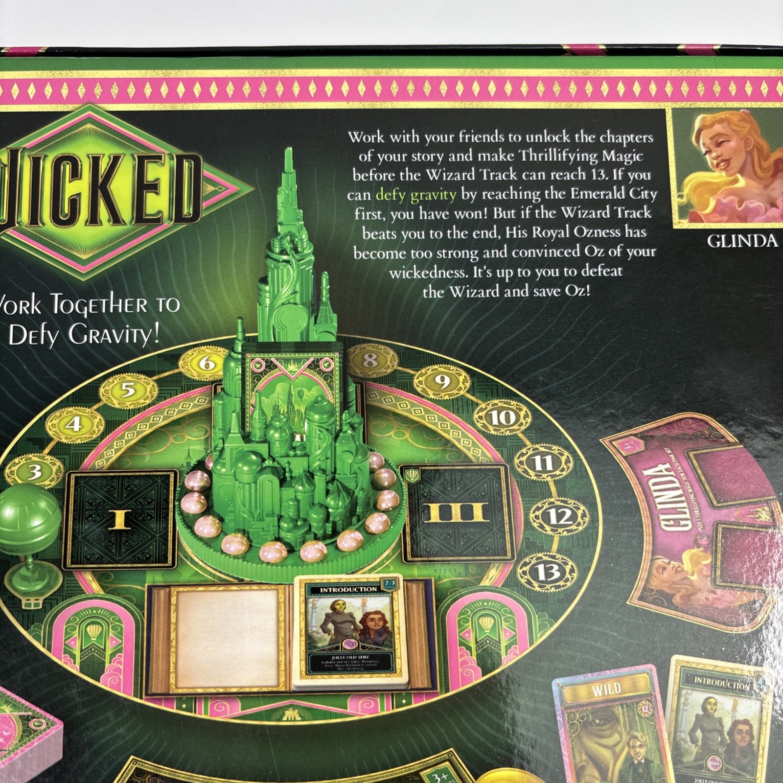 “Wicked The Game” with 3D Emerald City for Ages 10+ / 2-4 Players – BRAND NEW