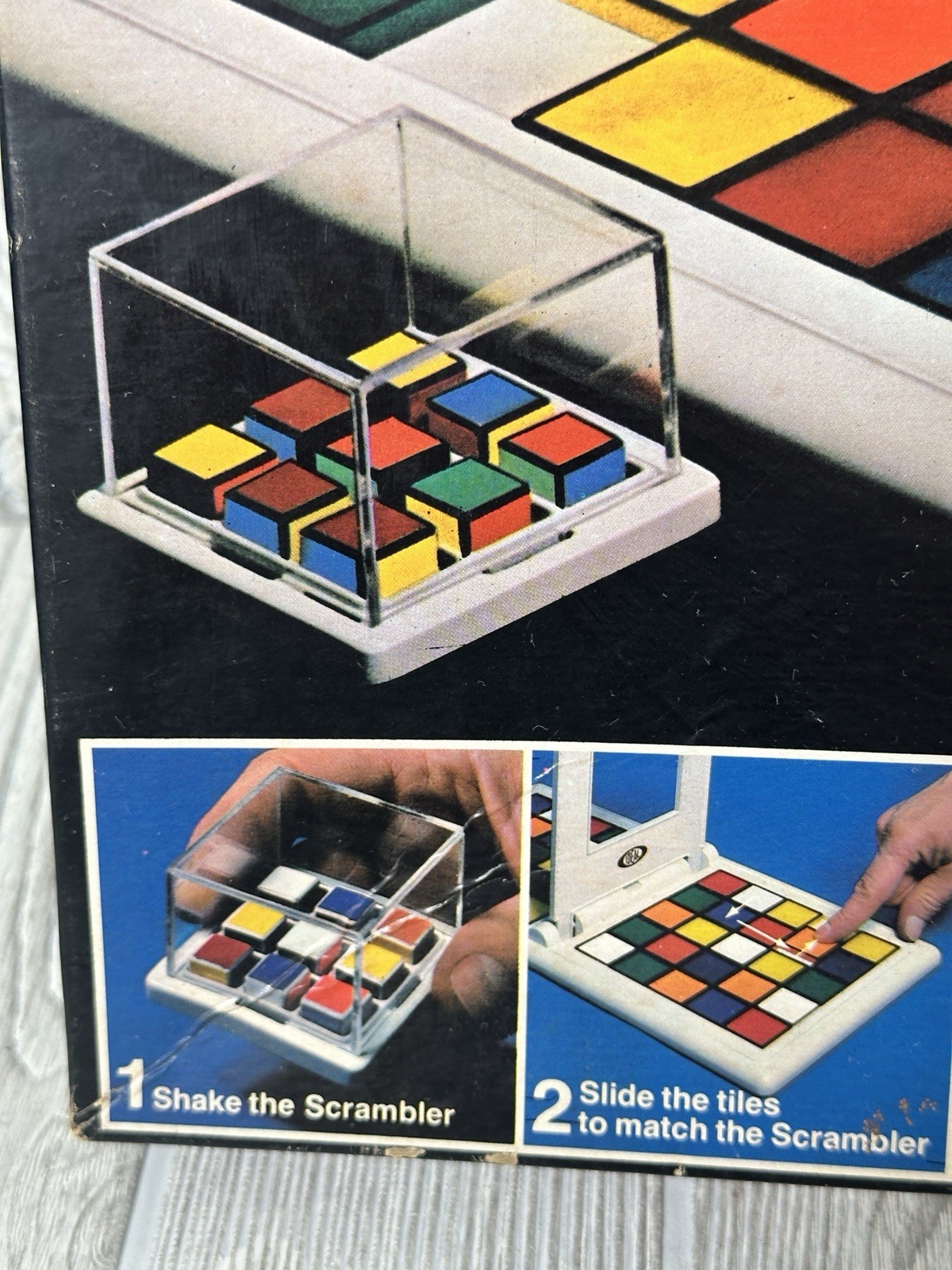 Ideal Rubik’s Race Game Original Box 1982 Maker’s of Rubik’s Cube 2 Player VTG