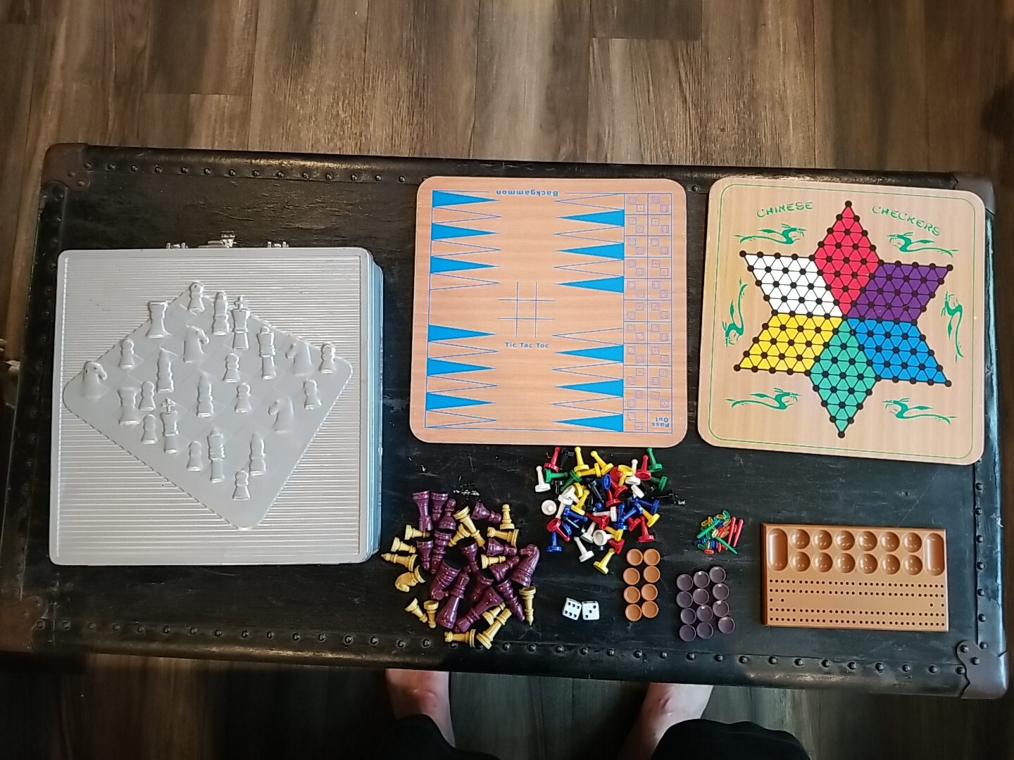 Multiple Games In 1, Some Pieces Missing, Good Shape,Pre-owned, Parts