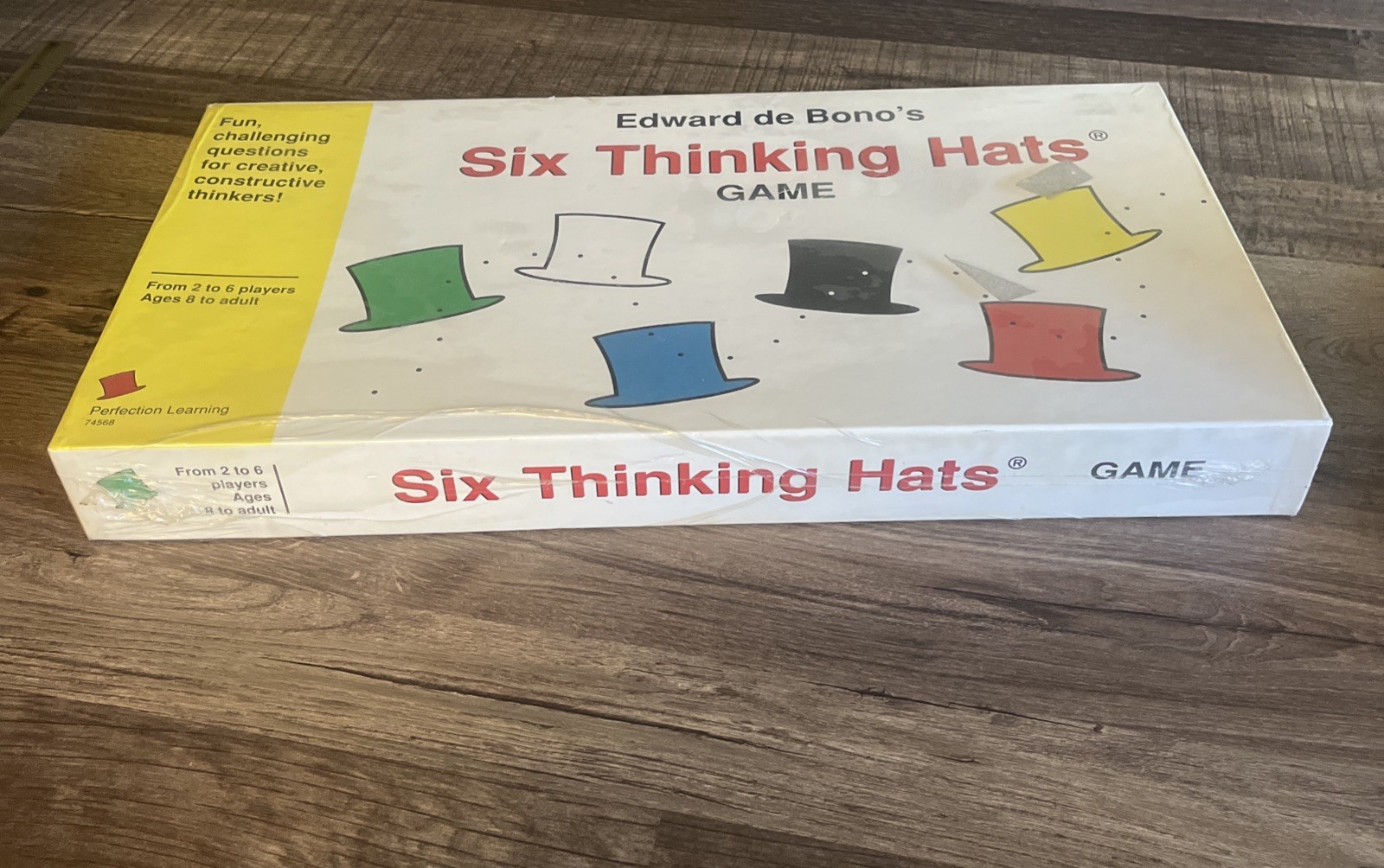 Vintage Six Thinking Hats Game New Factory Sealed in Box 2 to 6 Players Rare
