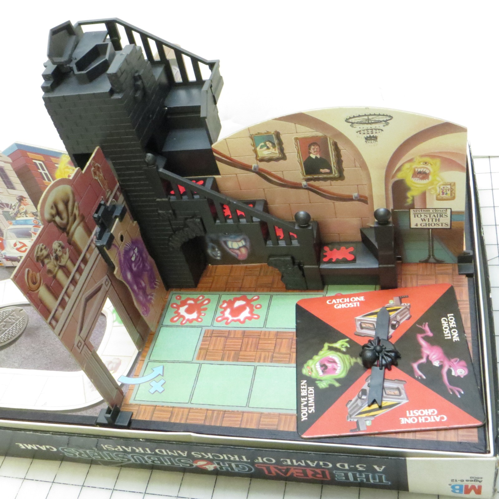 Vintage 1986 Milton Bradley The Real Ghostbusters Board Game