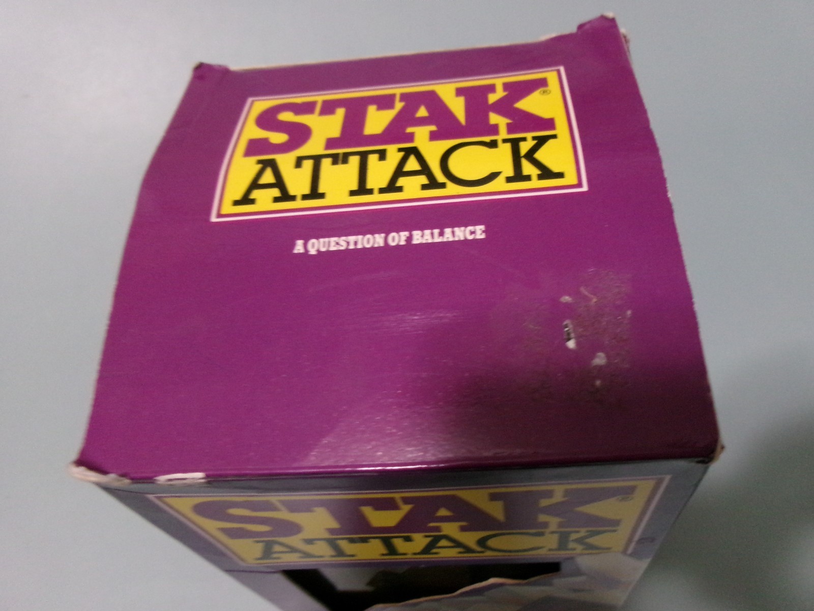 STAK ATTACK by Talicor Block Stacking Game w/ Case & Box Complete Vintage 1989