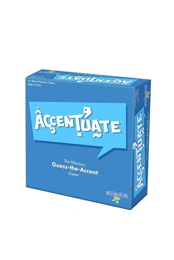 Play Monster Accentuate Hilarious Game Guess The Accent Ages 12+ New Sealed